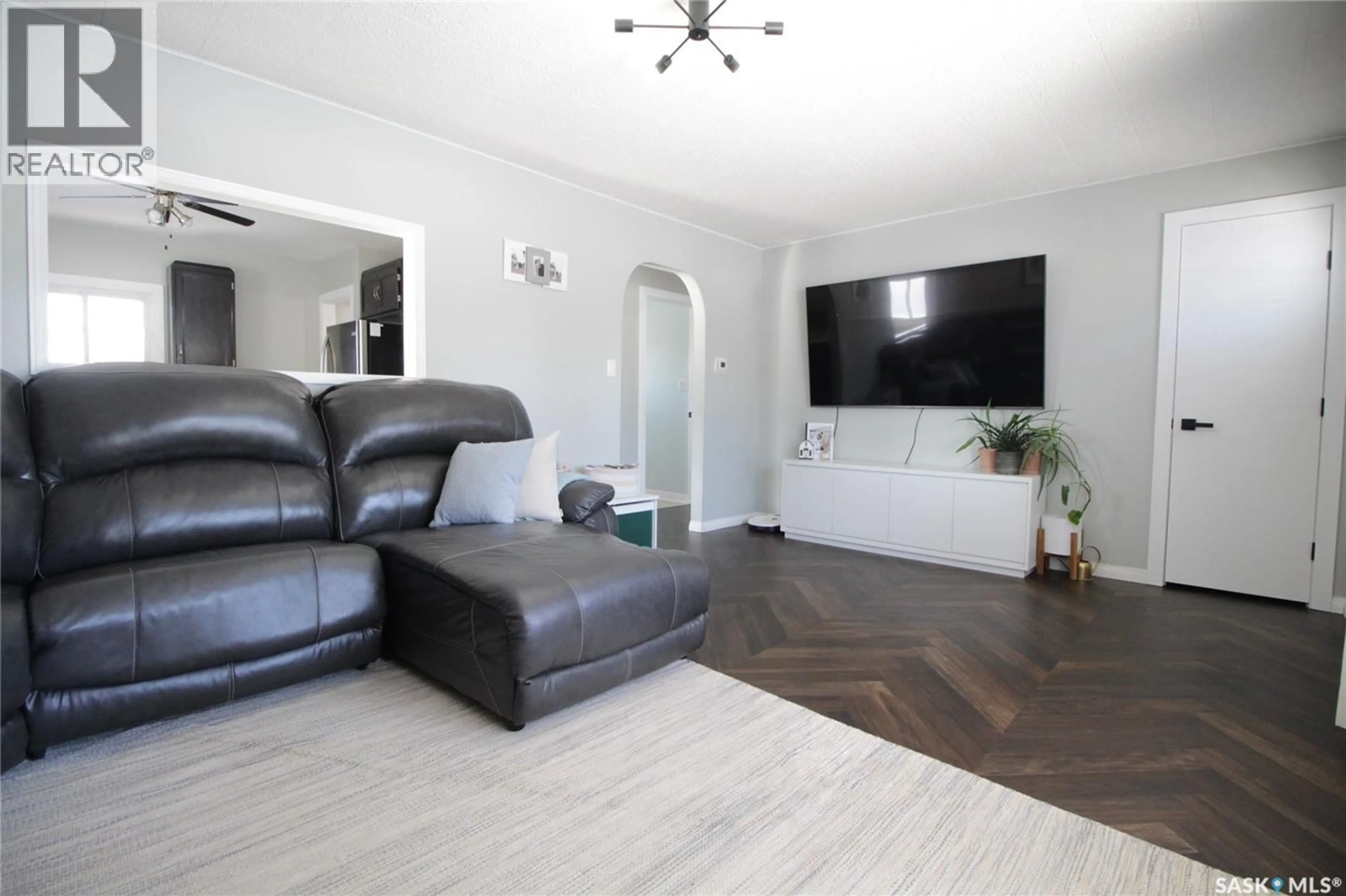 Living room with furniture, unknown for 503 WINDOVER AVENUE, Moosomin Saskatchewan S0G3N0