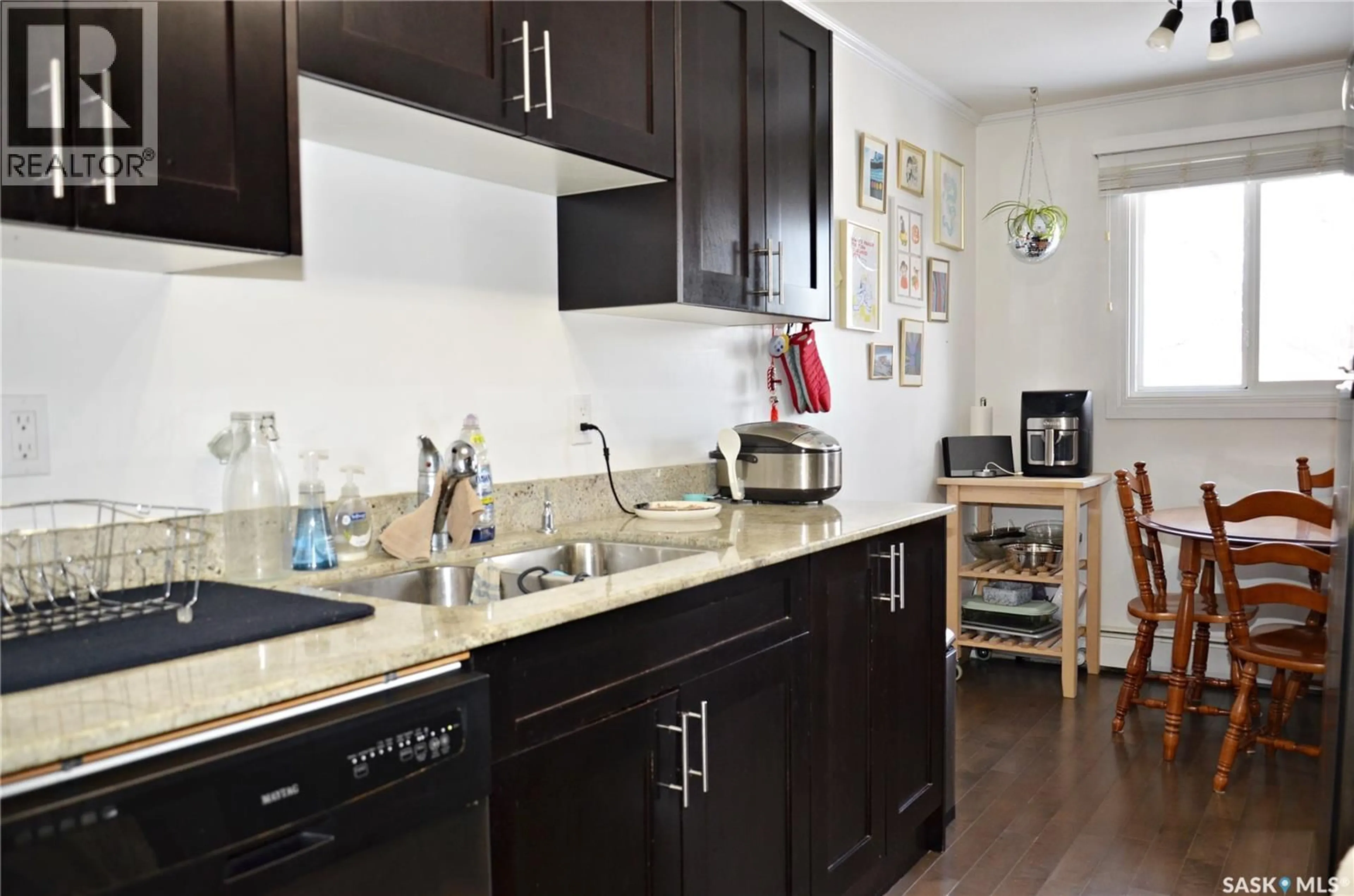 Standard kitchen, ceramic/tile floor for E - 301 920 9TH STREET, Saskatoon Saskatchewan S7H0N1