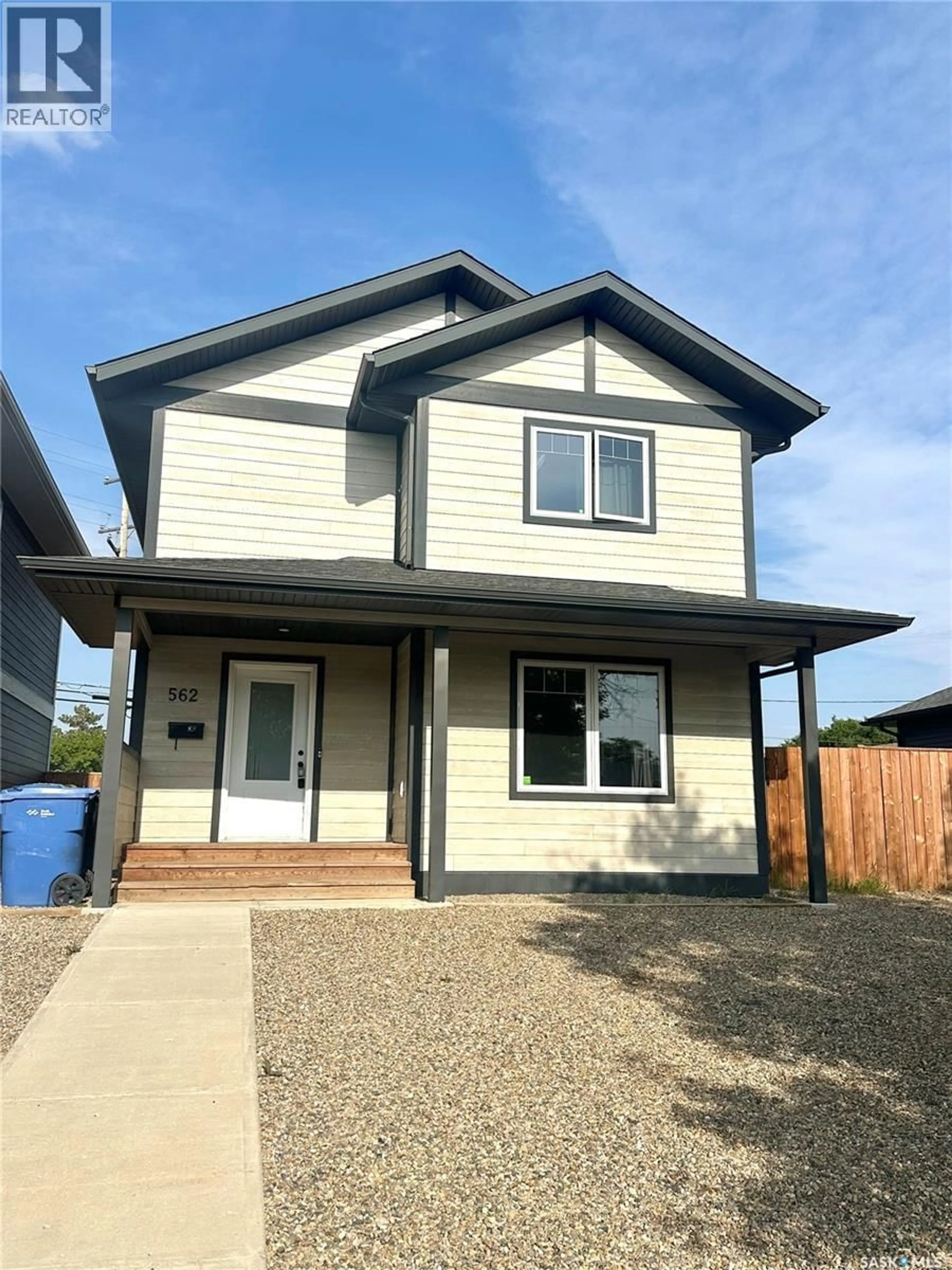 Home with vinyl exterior material, street for 562 105TH STREET, North Battleford Saskatchewan S9A1R7