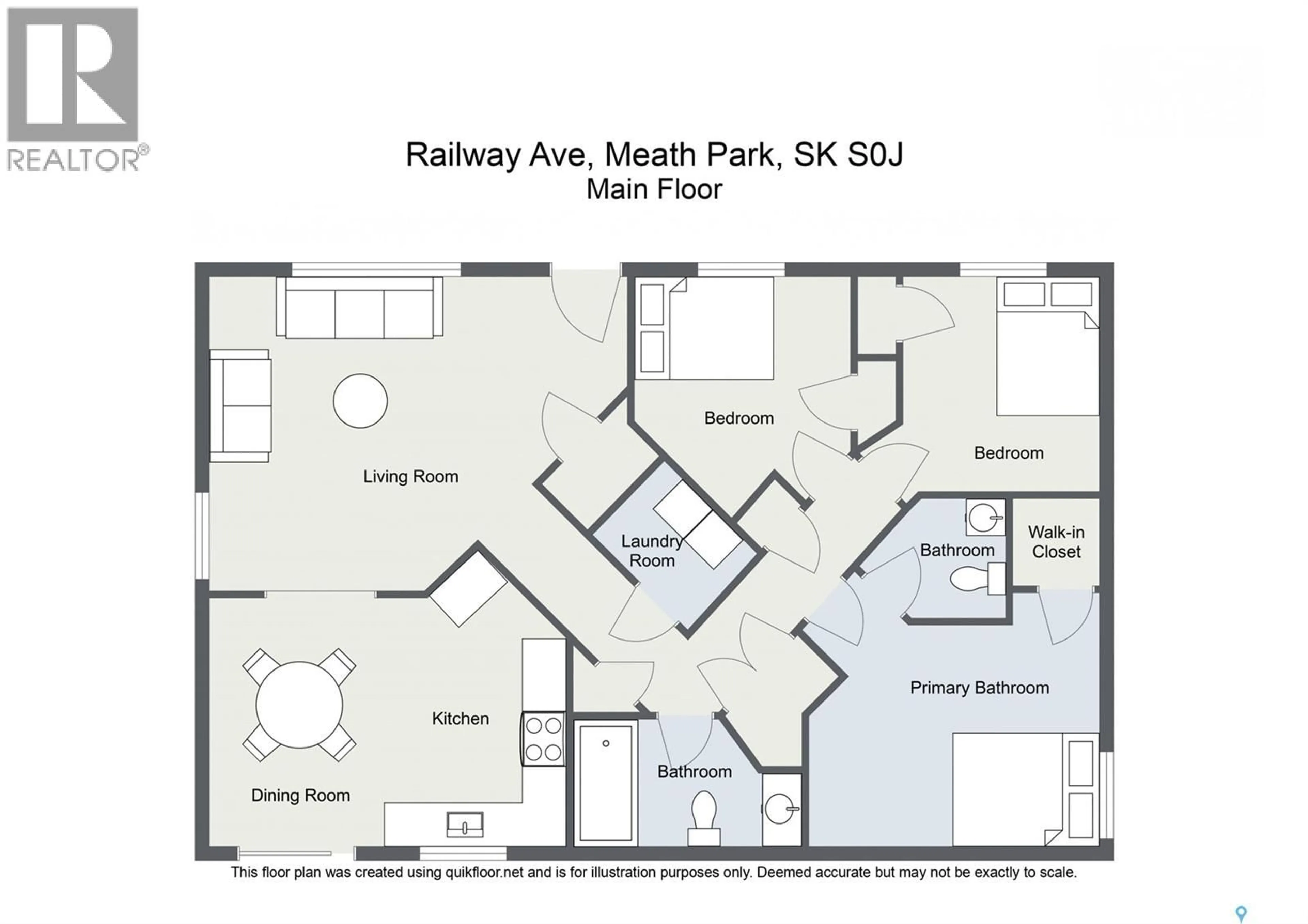 Floor plan for 304 RAILWAY AVENUE, Garden River Rm No. 490 Saskatchewan S0J1T0