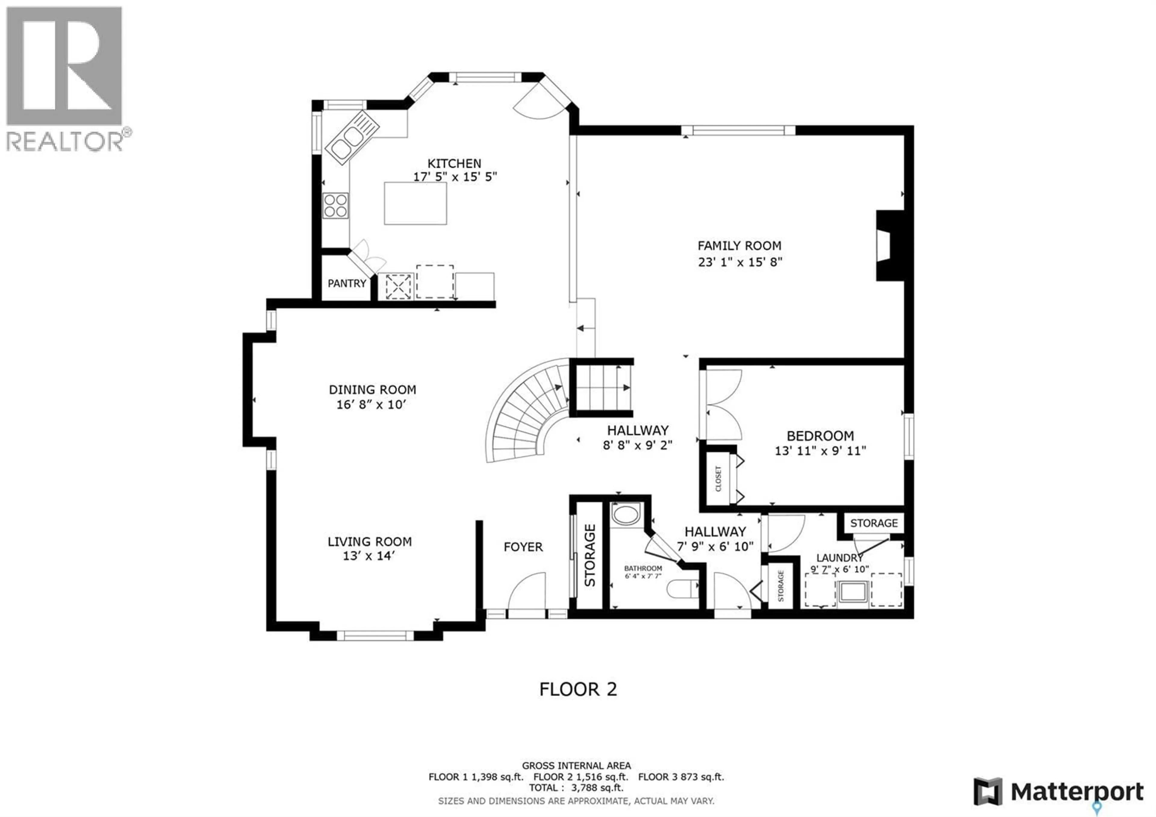 Floor plan for 922 BRAESIDE PLACE, Saskatoon Saskatchewan S7V1A9