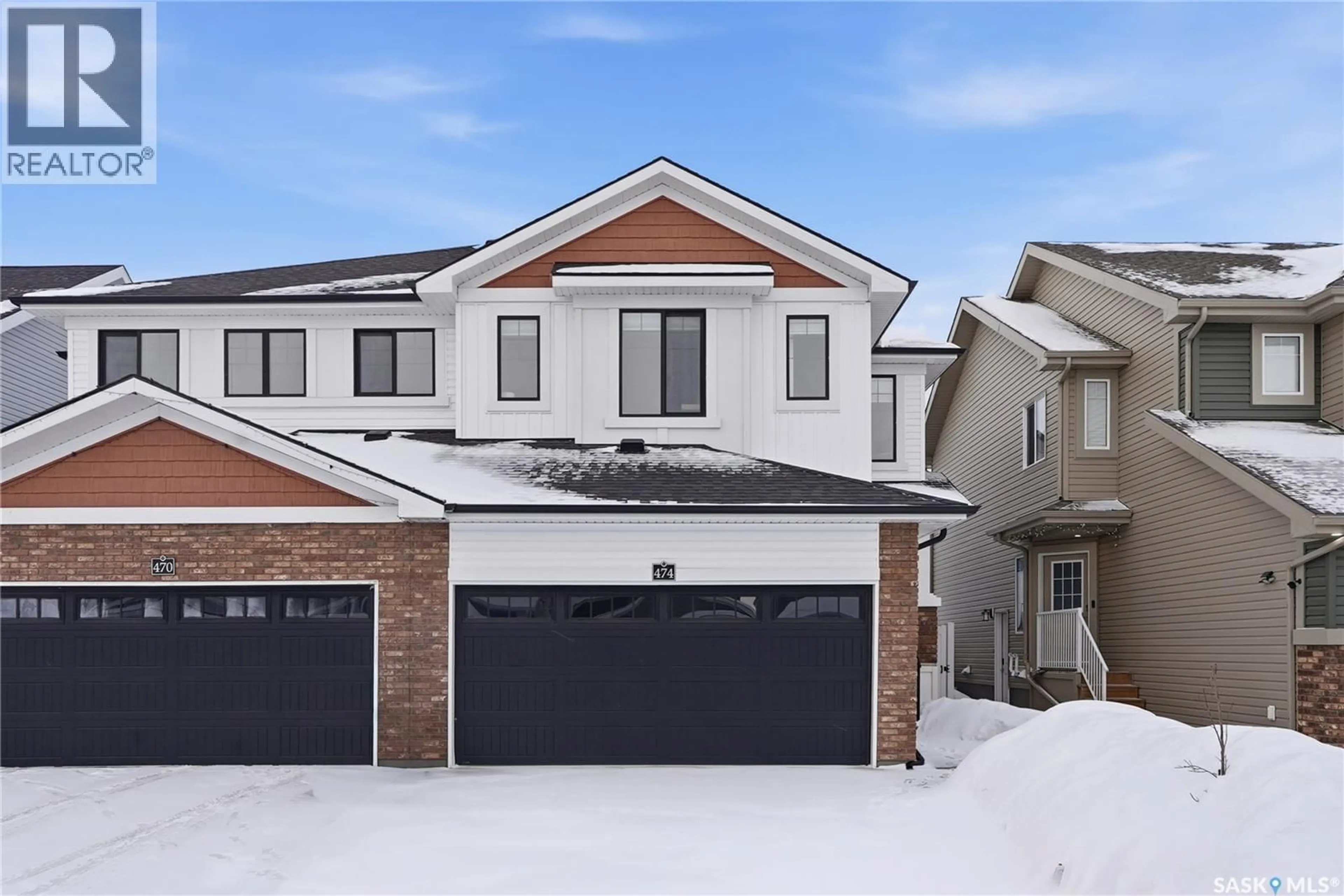 Home with brick exterior material, street for 474 SCHMEISER BEND, Saskatoon Saskatchewan S7V1N6