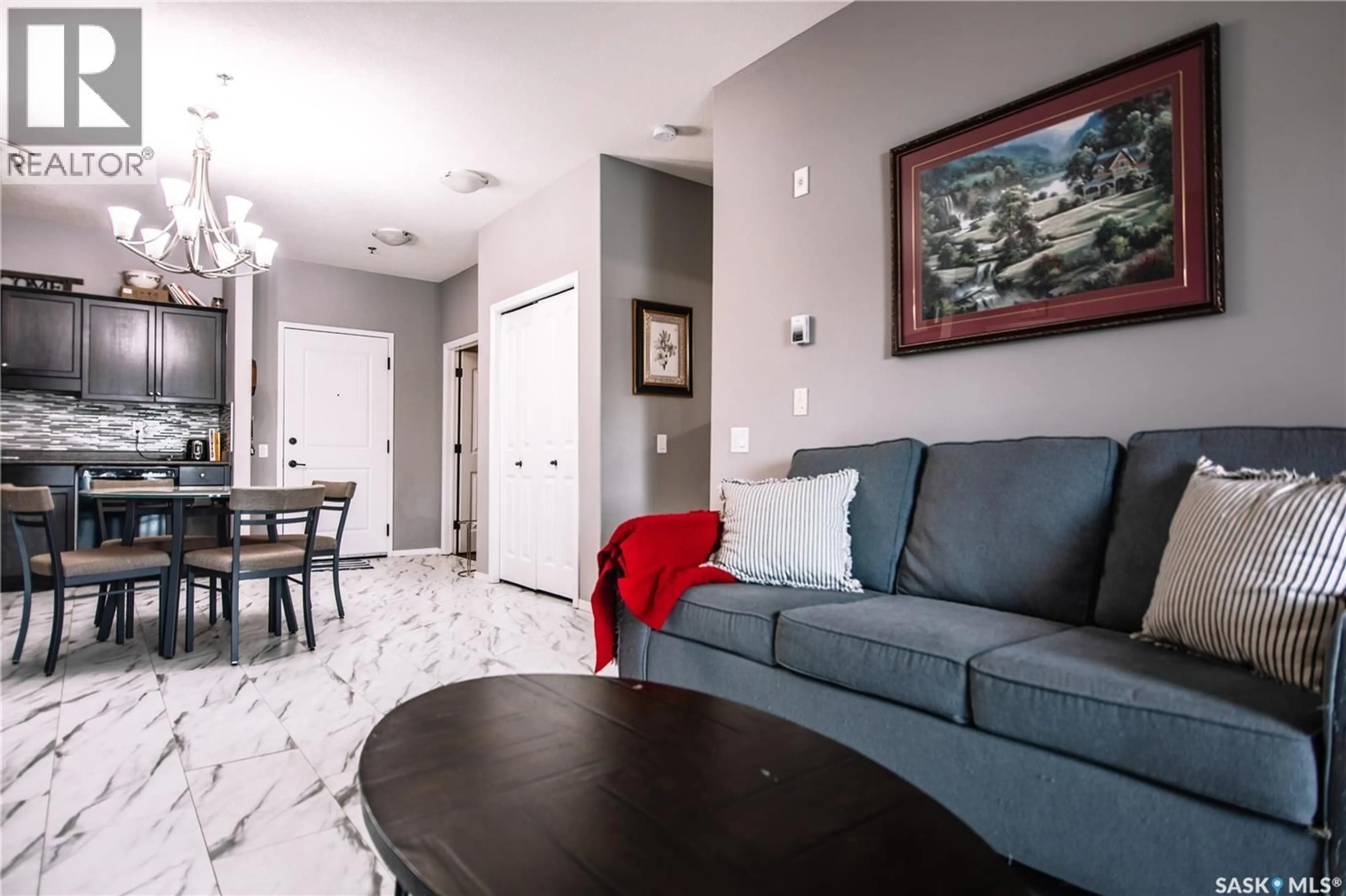 Living room with furniture, unknown for N - 110W 1300 STOCKTON STREET, Regina Saskatchewan S4X0G2