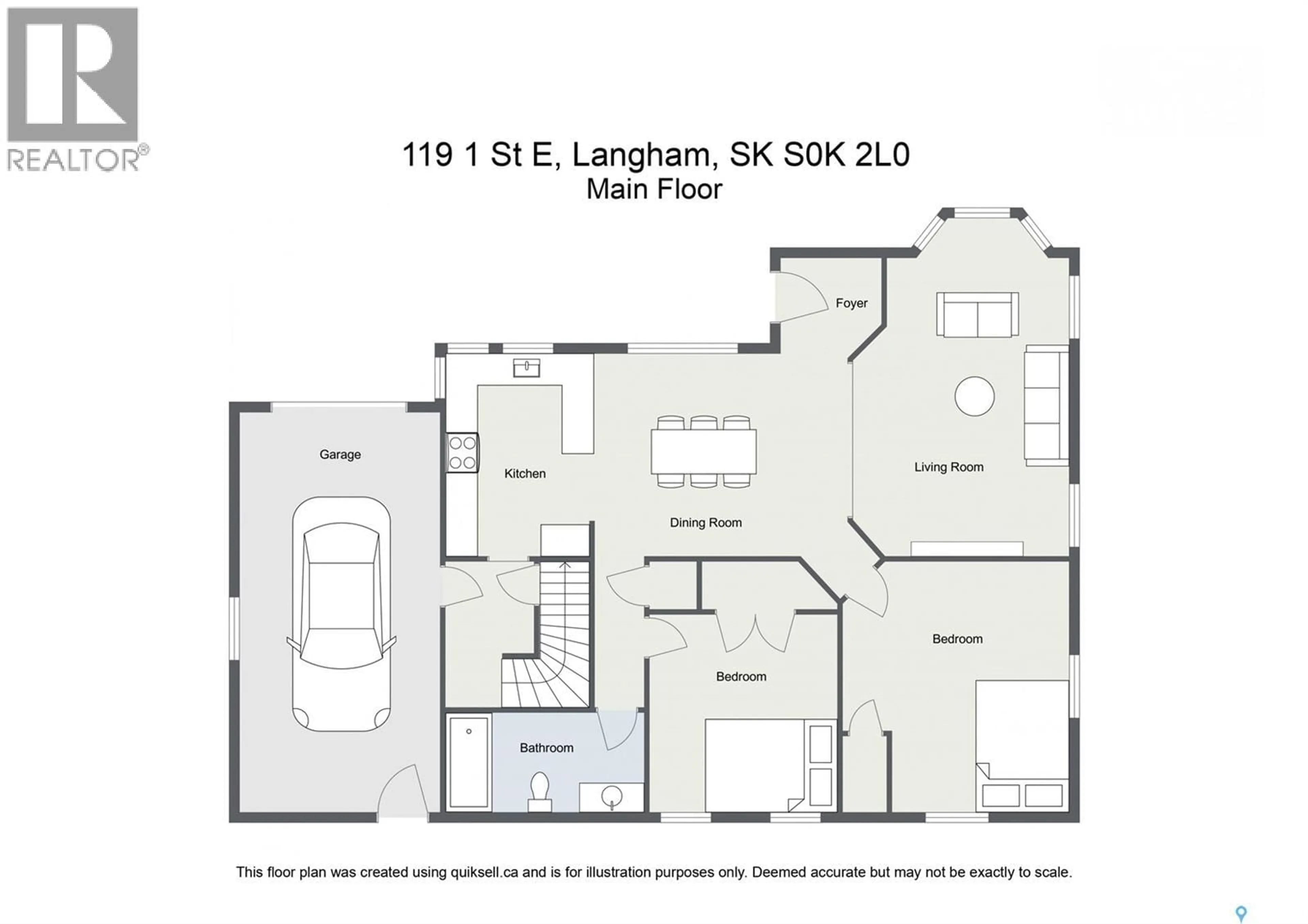 Floor plan for 119 1ST STREET E, Langham Saskatchewan S0K2L0