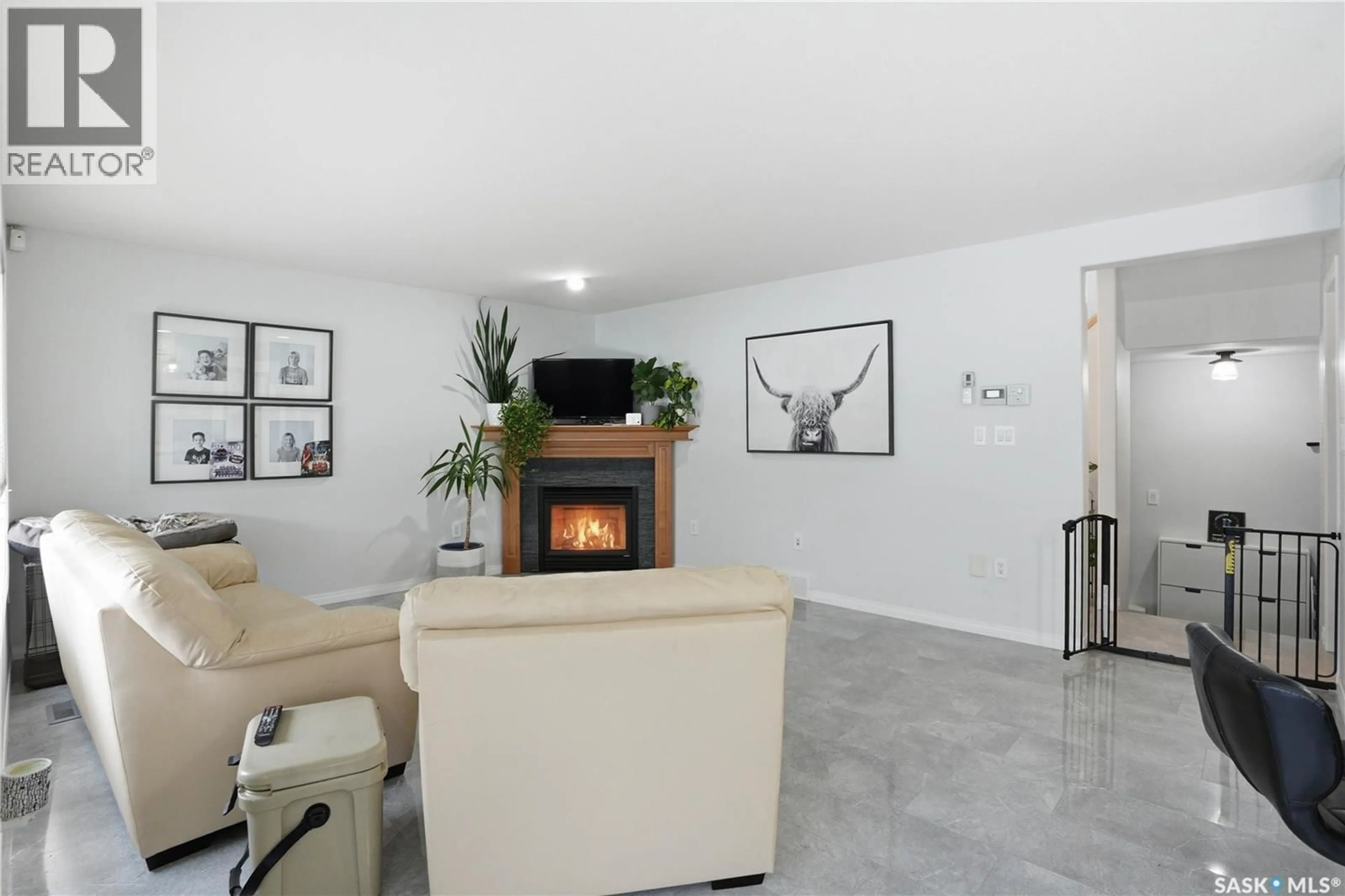 Living room with furniture, ceramic/tile floor for 51 15TH STREET, Battleford Saskatchewan S0M0E0