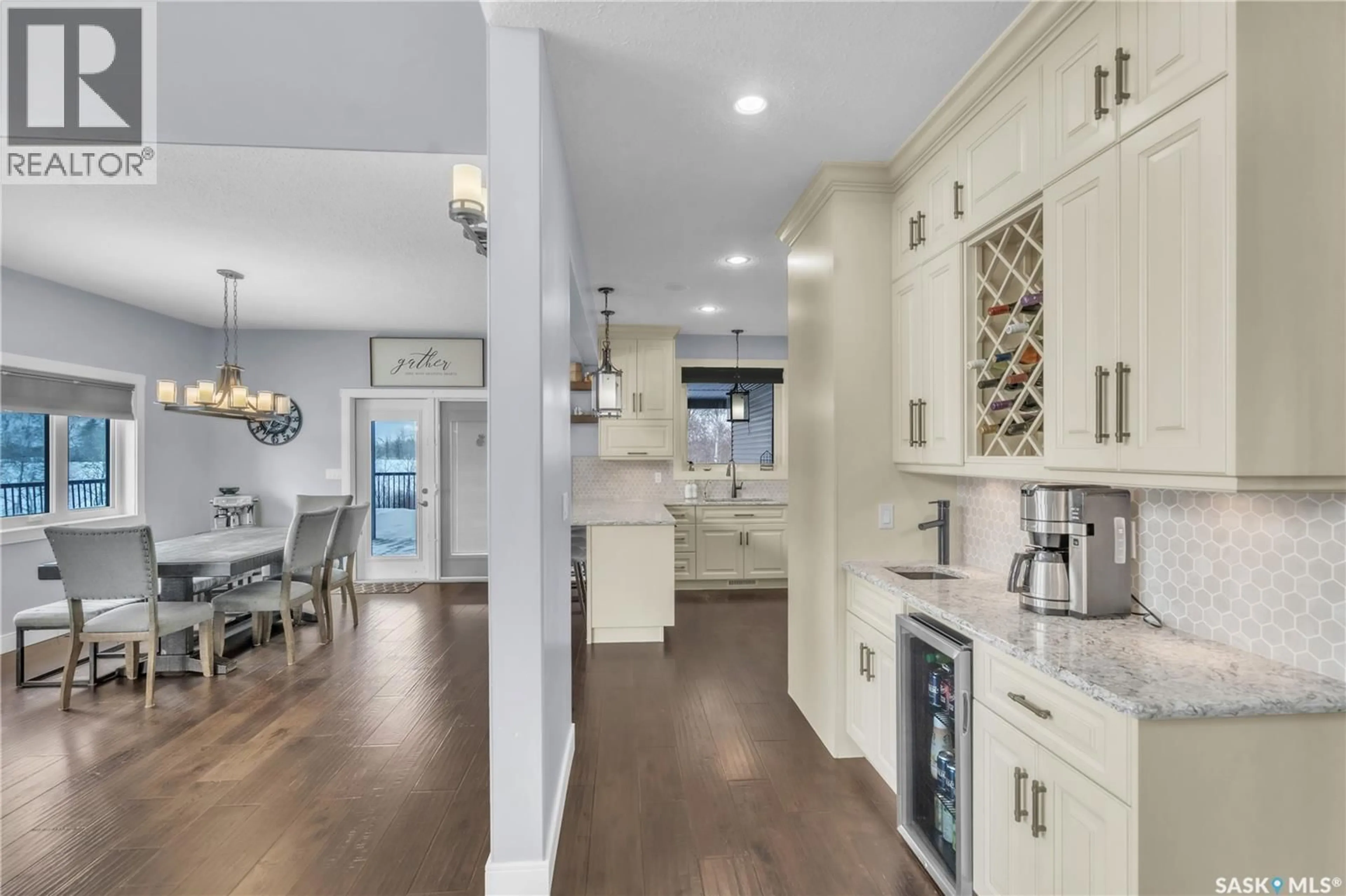 Open concept kitchen, ceramic/tile floor for SILVER CREEK ESTATES, Beaver River Rm No. 622 Saskatchewan S0M2K0