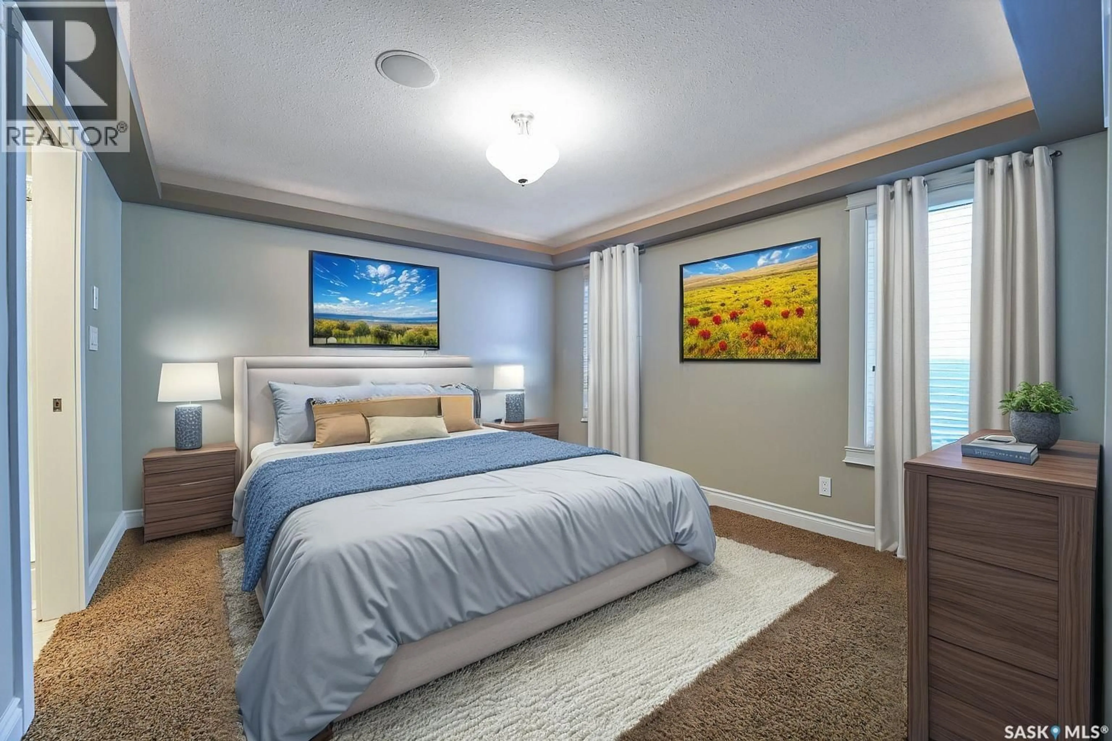 Bedroom with bed, unknown for 1506 PATRICK PLACE, Saskatoon Saskatchewan S7W0G1