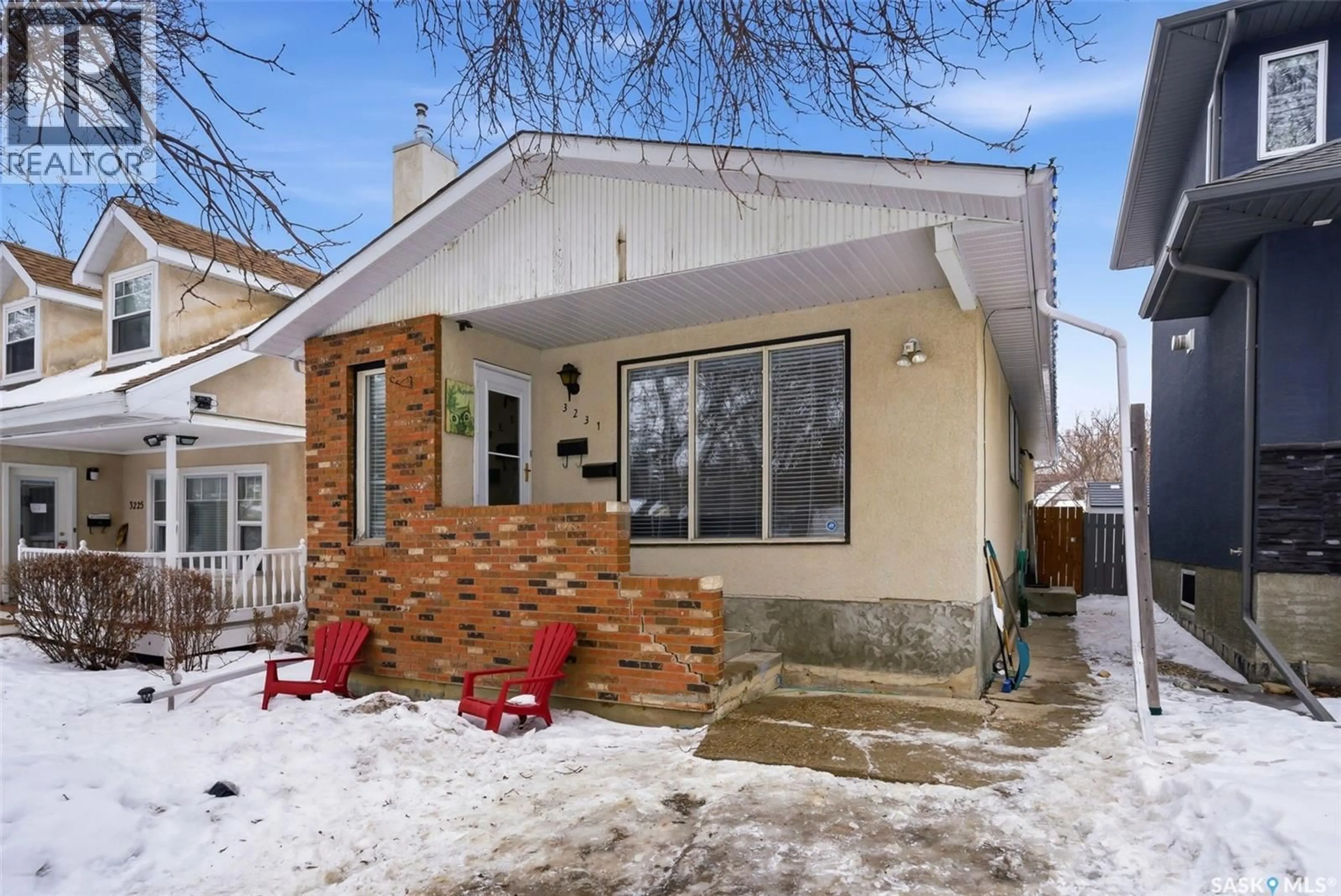 Home with brick exterior material, street for 3231 RETALLACK STREET, Regina Saskatchewan S4S1T7