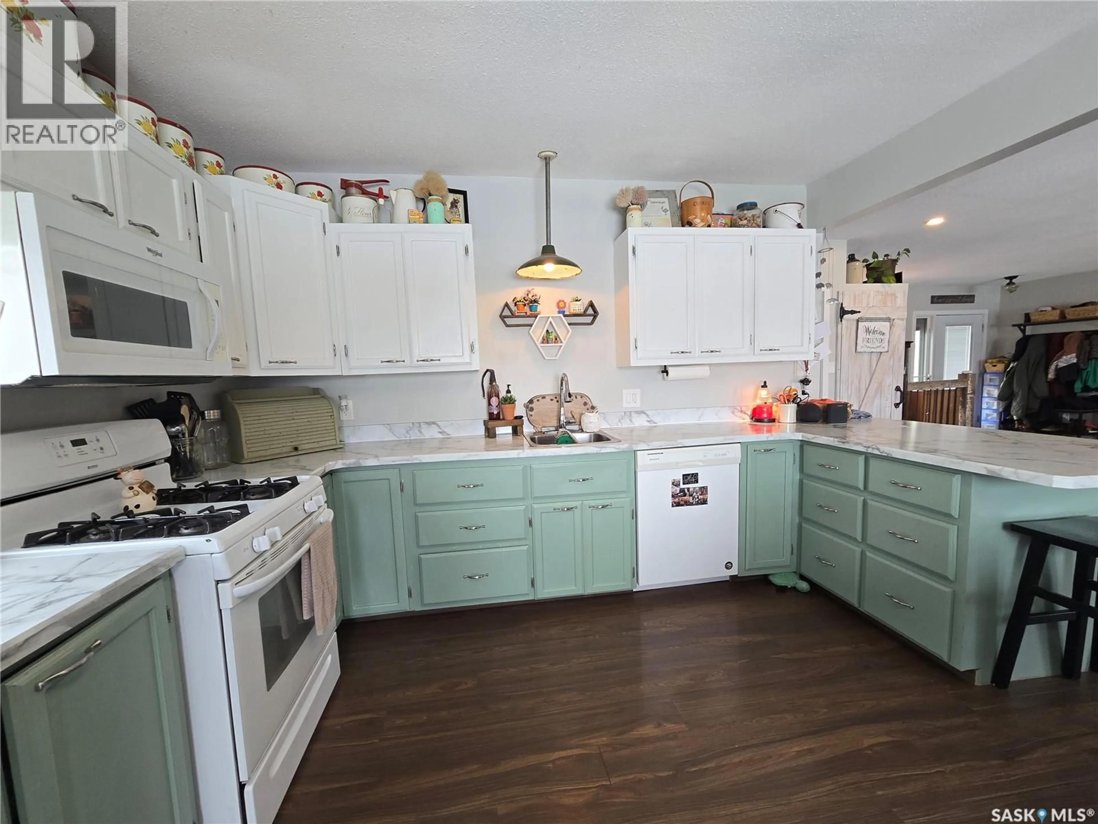 Open concept kitchen, unknown for 211 RYE STREET, Yellow Grass Saskatchewan S0G5J0