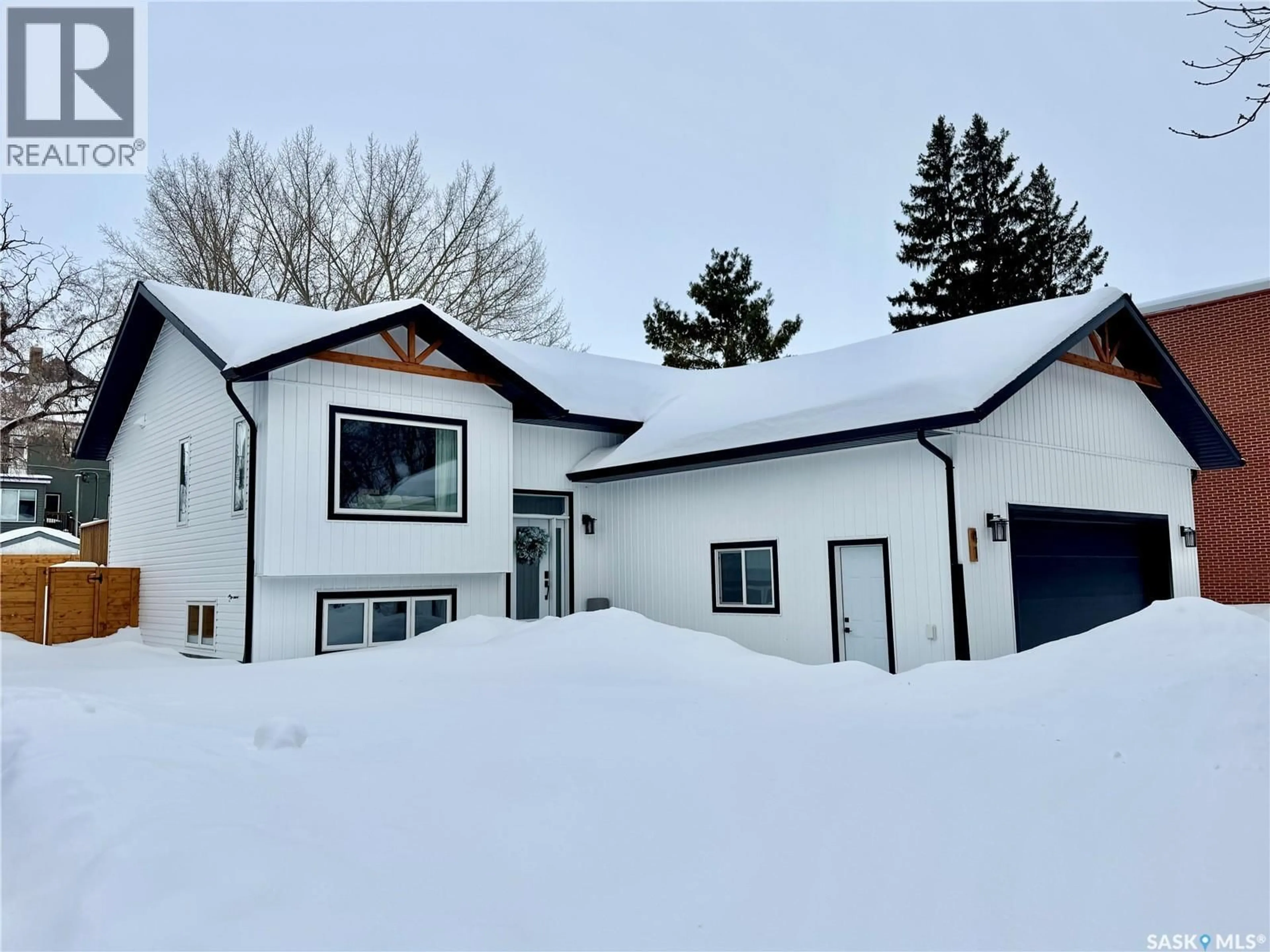 A pic from outside/outdoor area/front of a property/back of a property/a pic from drone, street for 41 19TH STREET, Prince Albert Saskatchewan S6V1J1