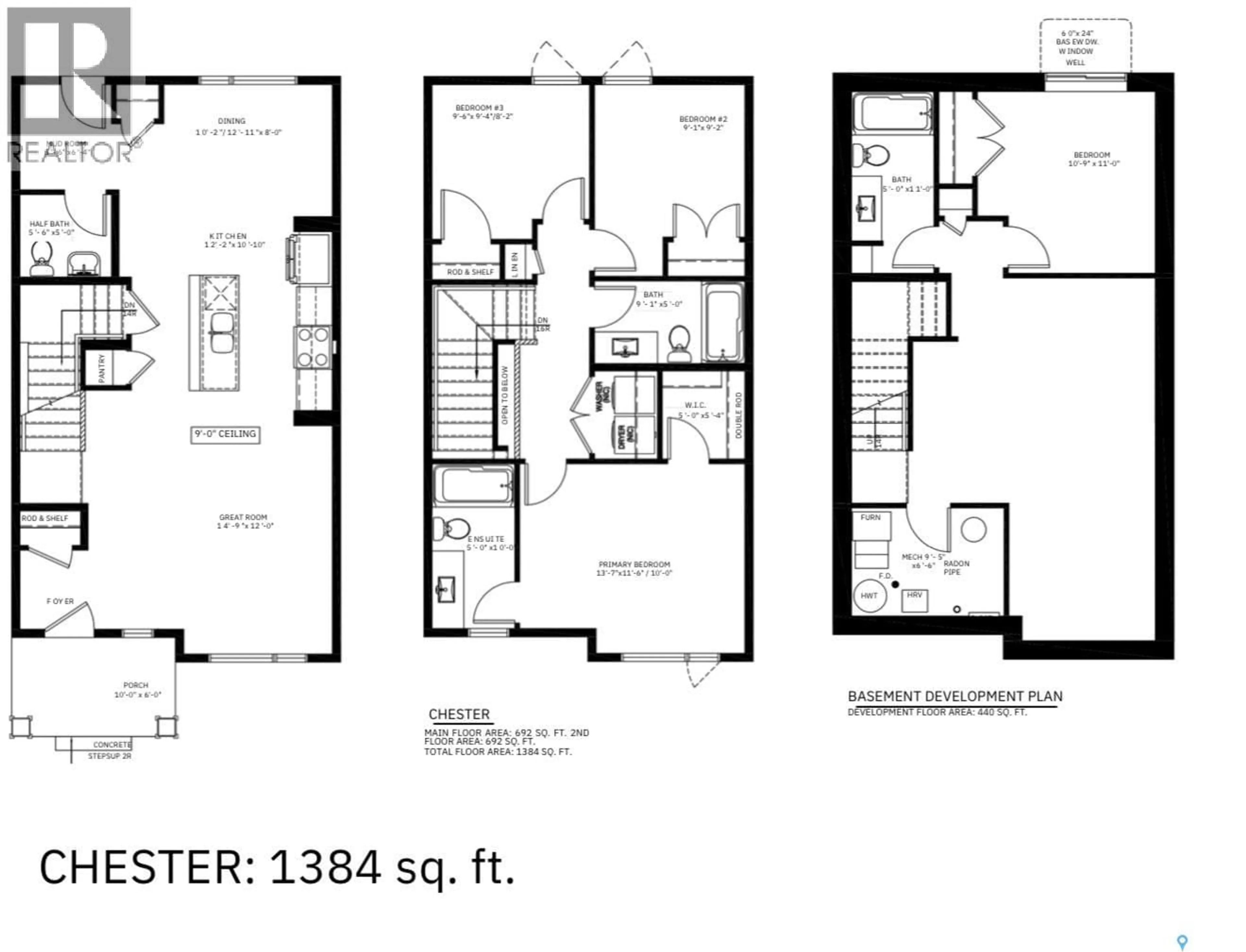 Floor plan for 23 TASKAMANWA TERRACE, Saskatoon Saskatchewan S7V0Y4