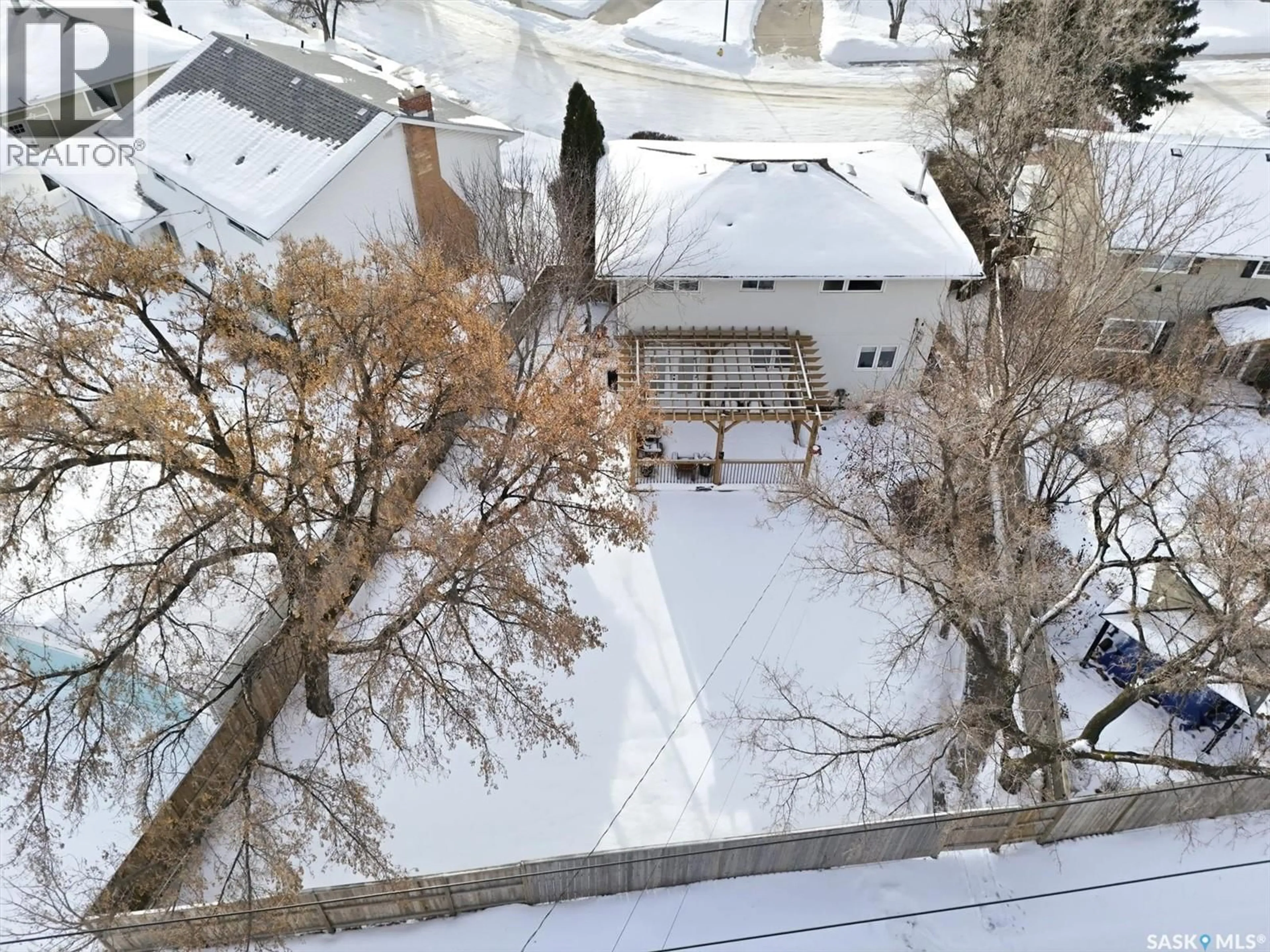 A pic from outside/outdoor area/front of a property/back of a property/a pic from drone, city buildings view from balcony for 66 MURPHY CRESCENT, Saskatoon Saskatchewan S7J2T4