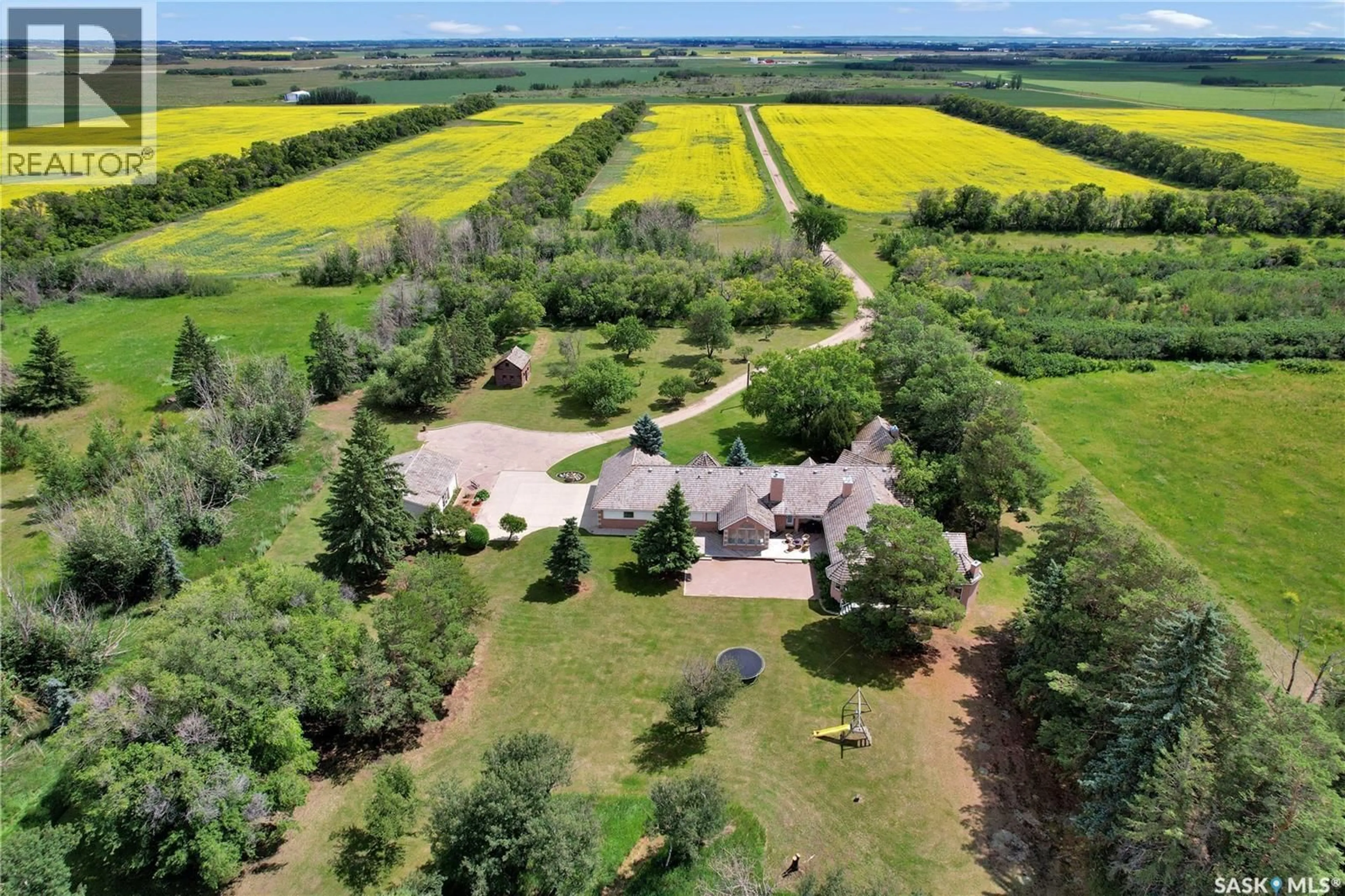 A pic from outside/outdoor area/front of a property/back of a property/a pic from drone, unknown for MAPLE HEDGE HISTORICAL HOME SITE, Corman Park Rm No. 344 Saskatchewan S7K3J5