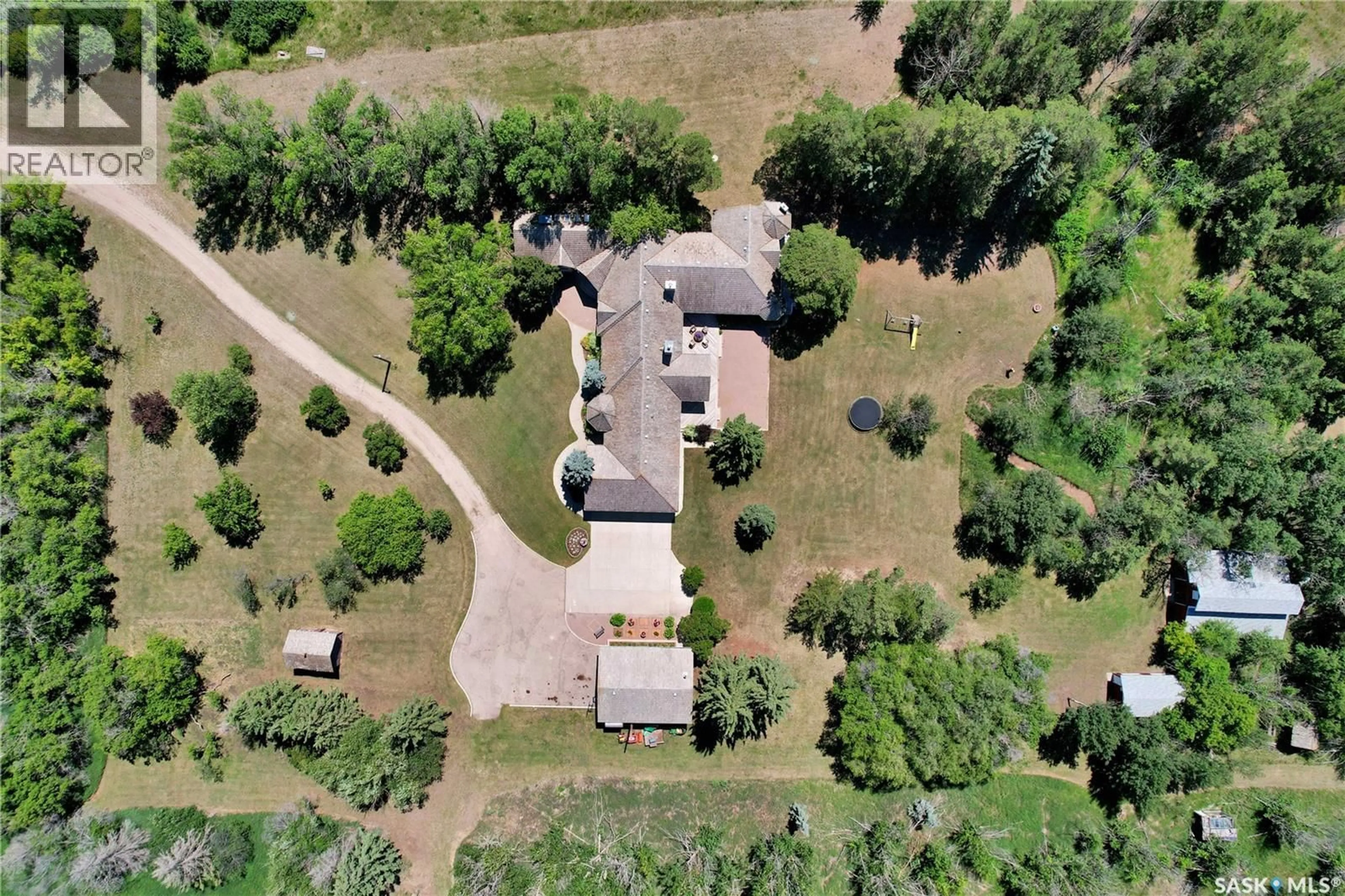 A pic from outside/outdoor area/front of a property/back of a property/a pic from drone, street for MAPLE HEDGE HISTORICAL HOME SITE, Corman Park Rm No. 344 Saskatchewan S7K3J5