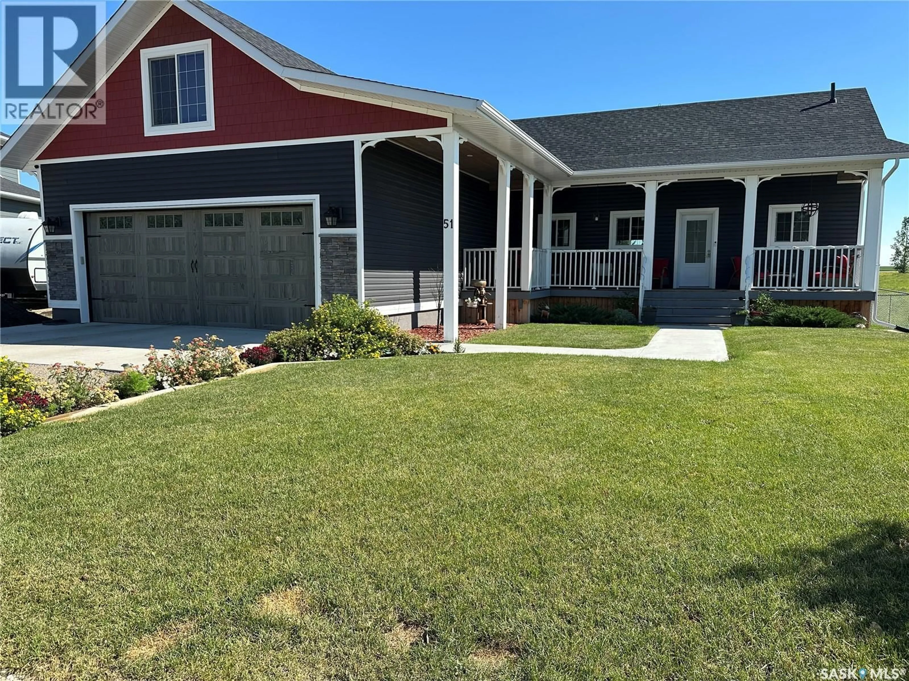 Home with vinyl exterior material, street for 51 DEERCREST RUN, Lumsden Rm No. 189 Saskatchewan S2V1B7