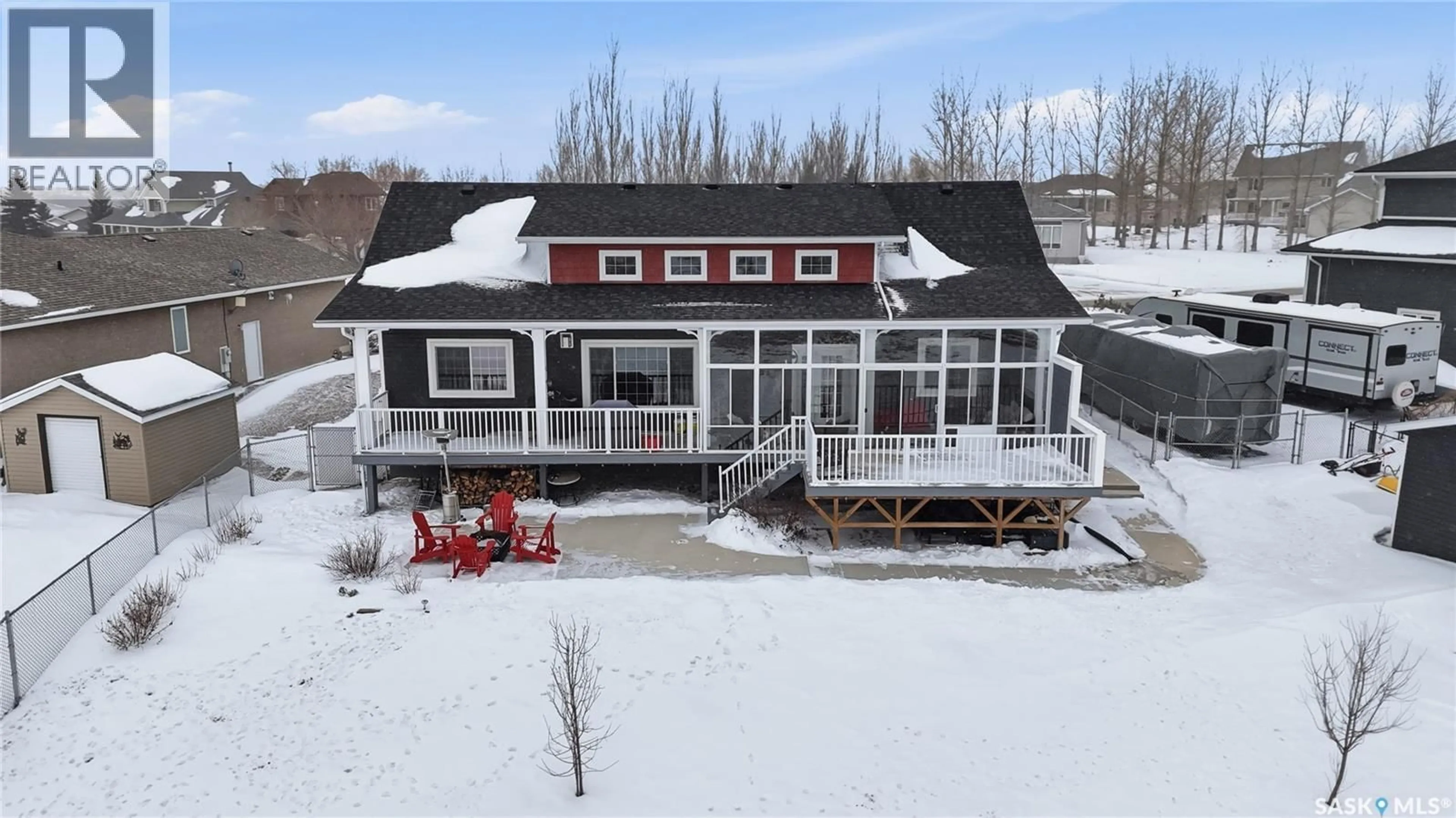A pic from outside/outdoor area/front of a property/back of a property/a pic from drone, building for 51 DEERCREST RUN, Lumsden Rm No. 189 Saskatchewan S2V1B7