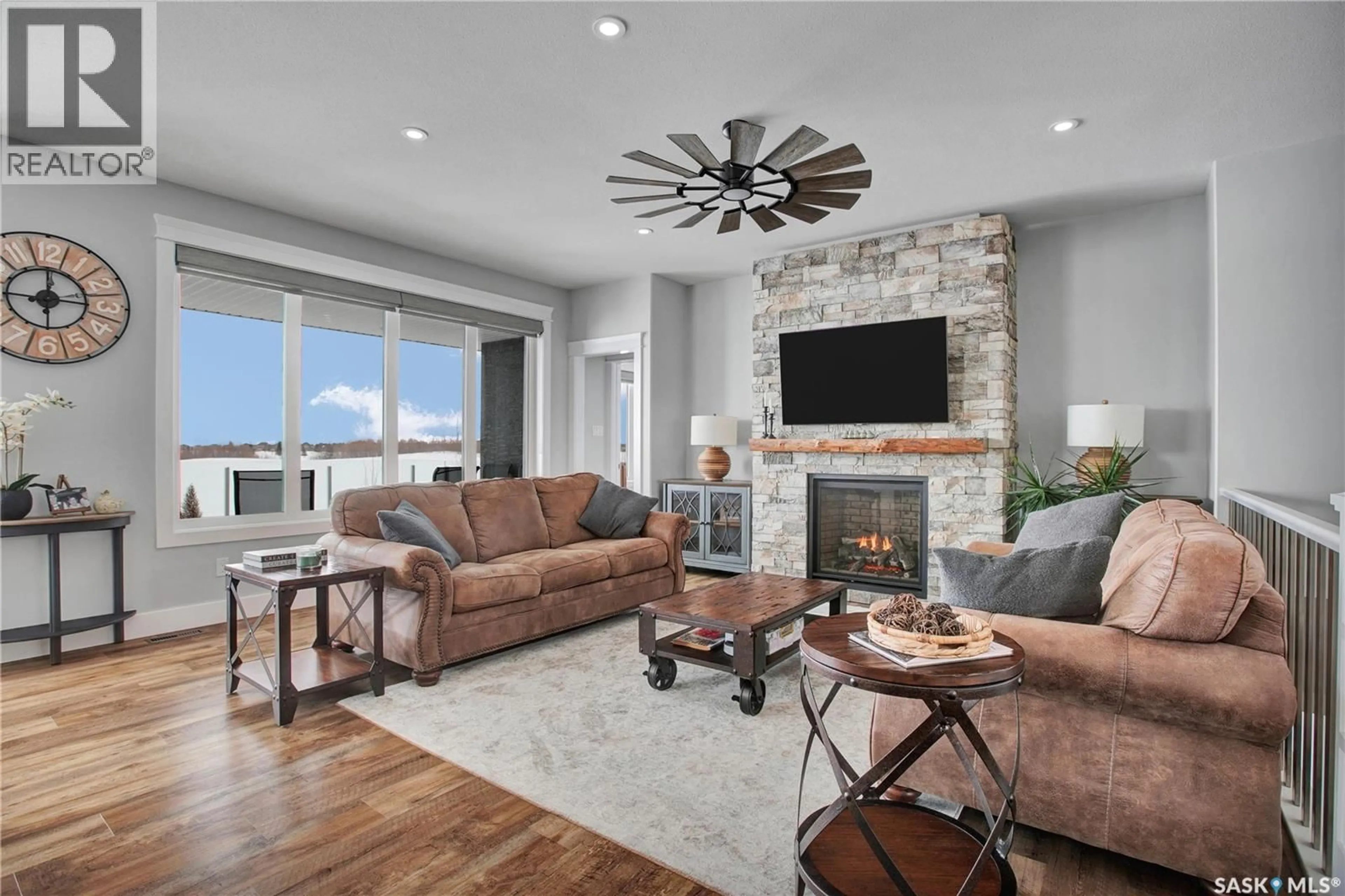 Living room with furniture, unknown for 429 PALMER CRESCENT, Warman Saskatchewan S0K4S1