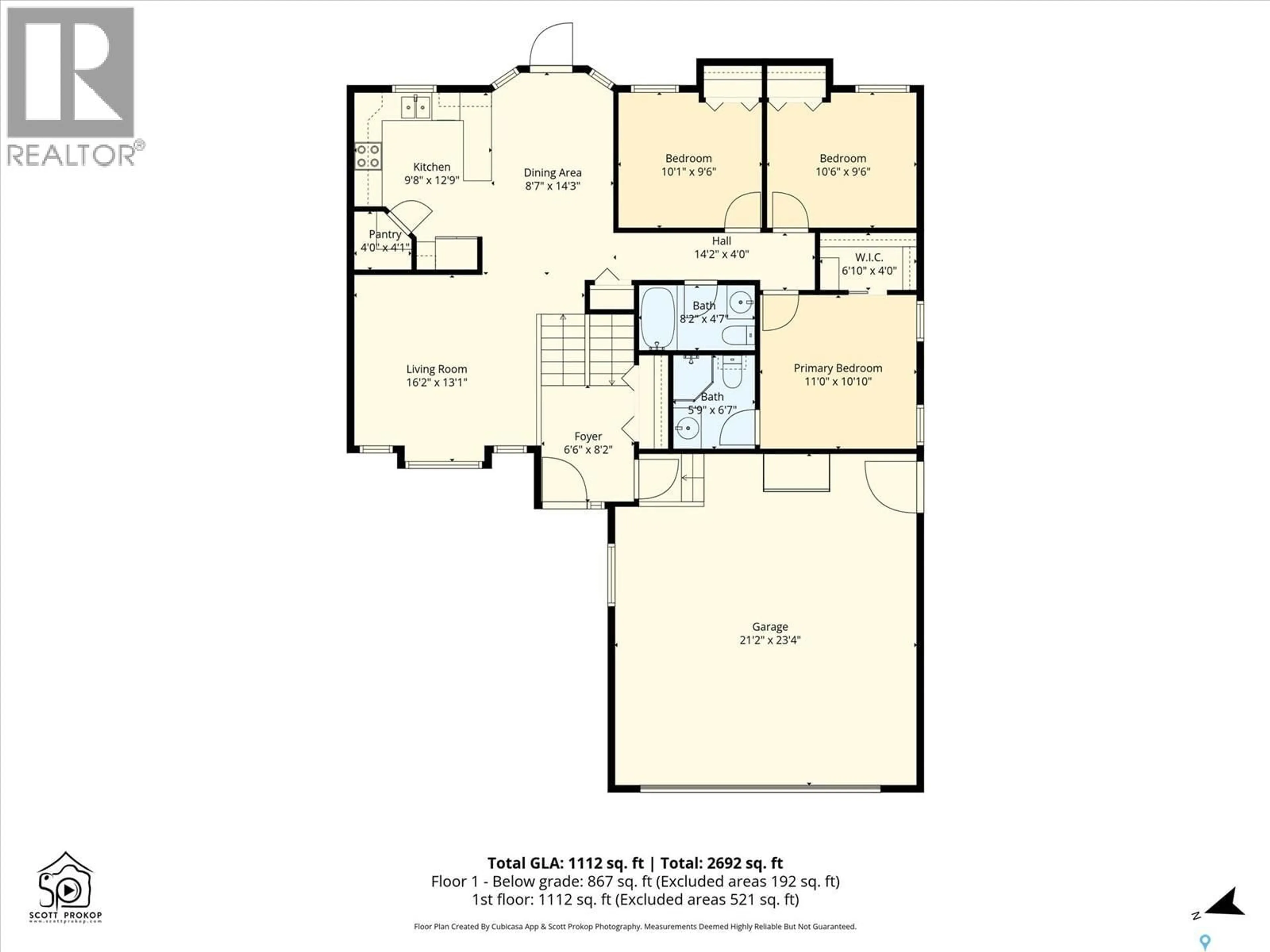 Floor plan for 413 BENDEL CRESCENT, Martensville Saskatchewan S0K2T2