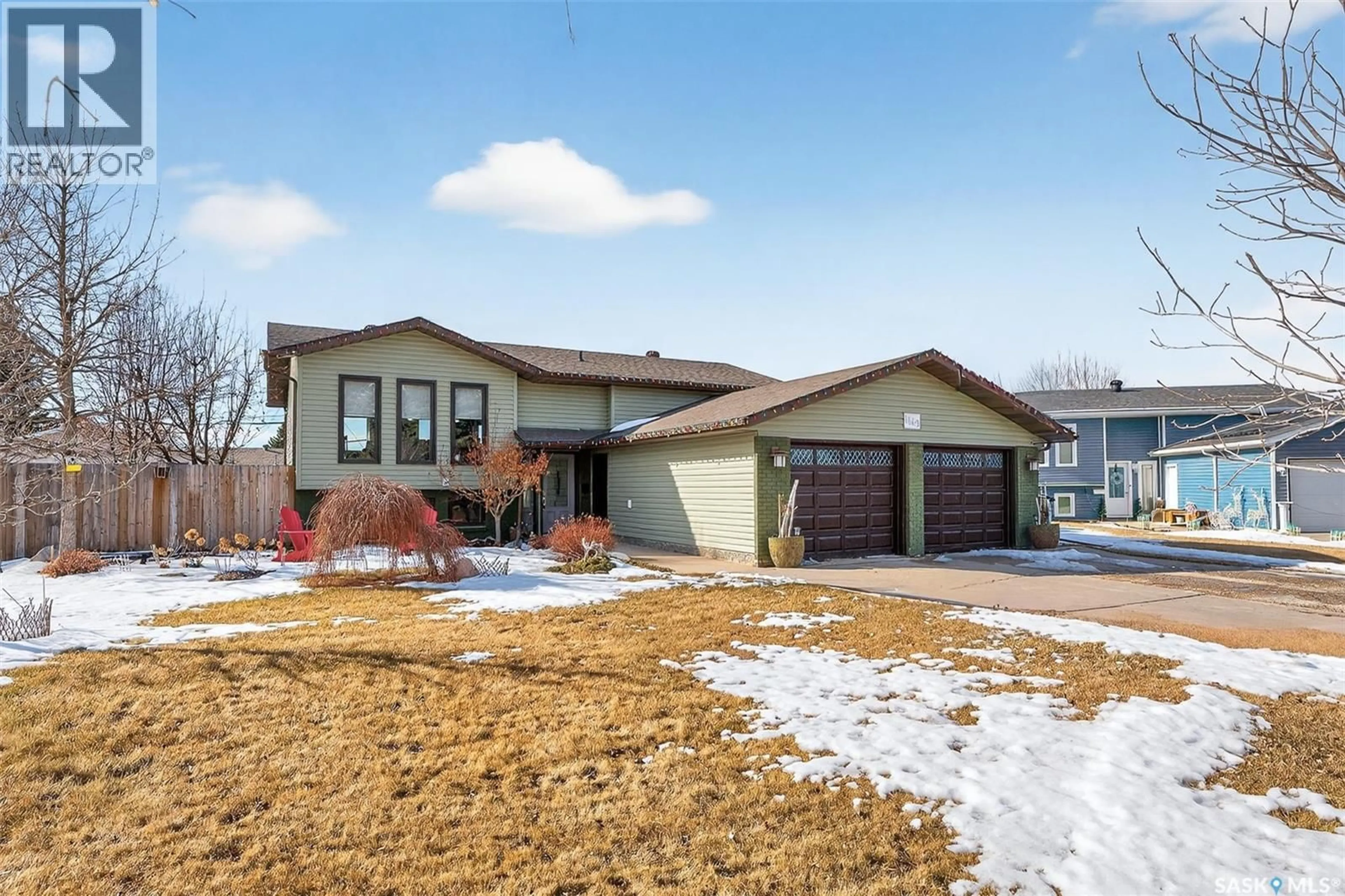 Home with brick exterior material, street for 1149 PRINCE CHARLES PLACE, Moose Jaw Saskatchewan S6H7V2