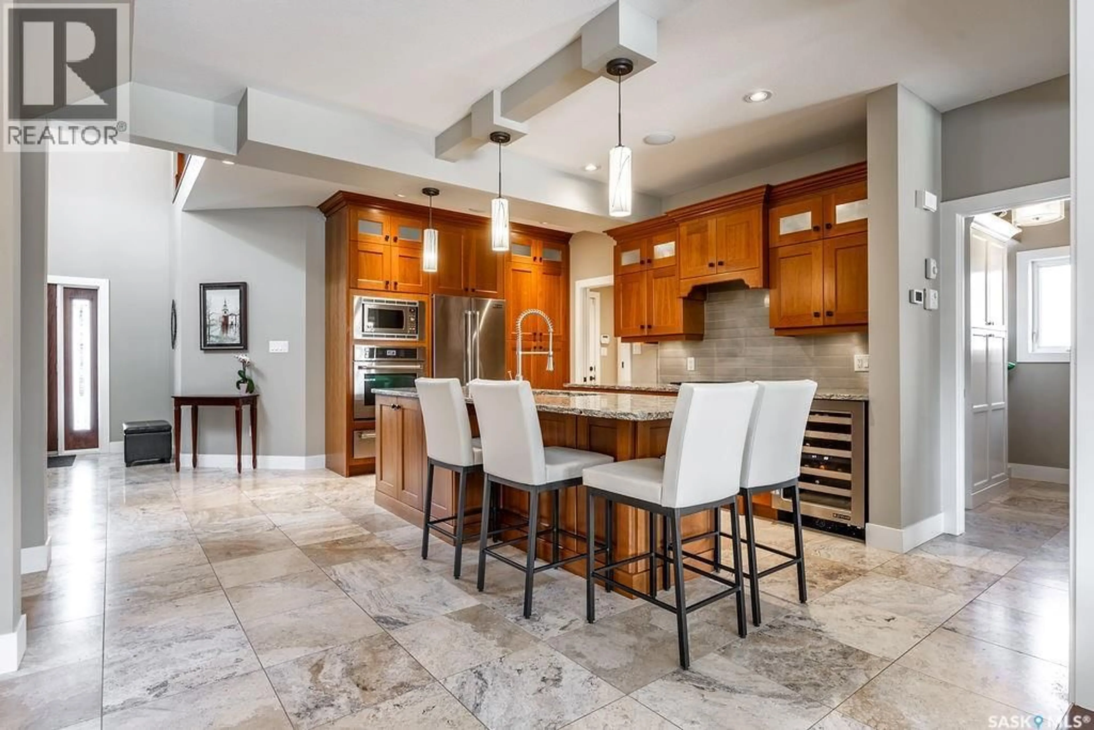 Contemporary kitchen, ceramic/tile floor for 1307 JACKSON AVENUE, Saskatoon Saskatchewan S7H2M9