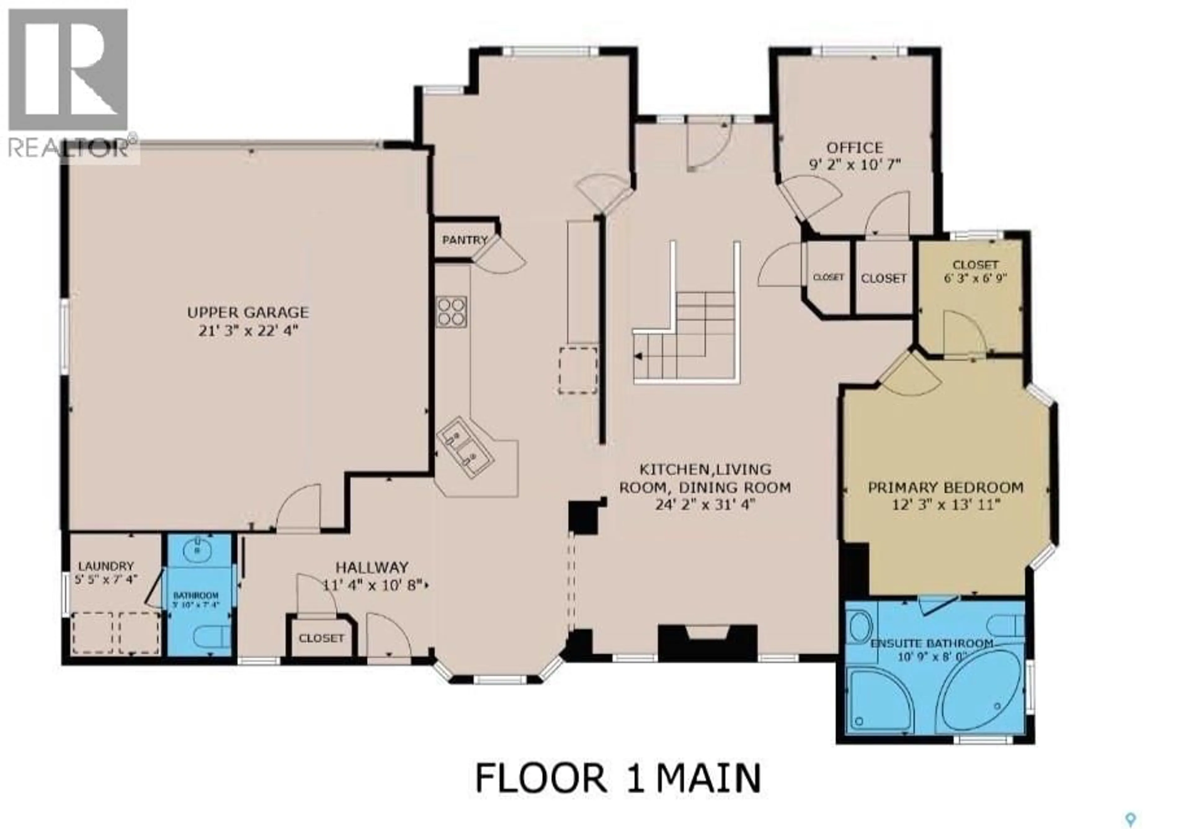 Floor plan for 821 WALLMAN PLACE, Swift Current Saskatchewan S9H5C1