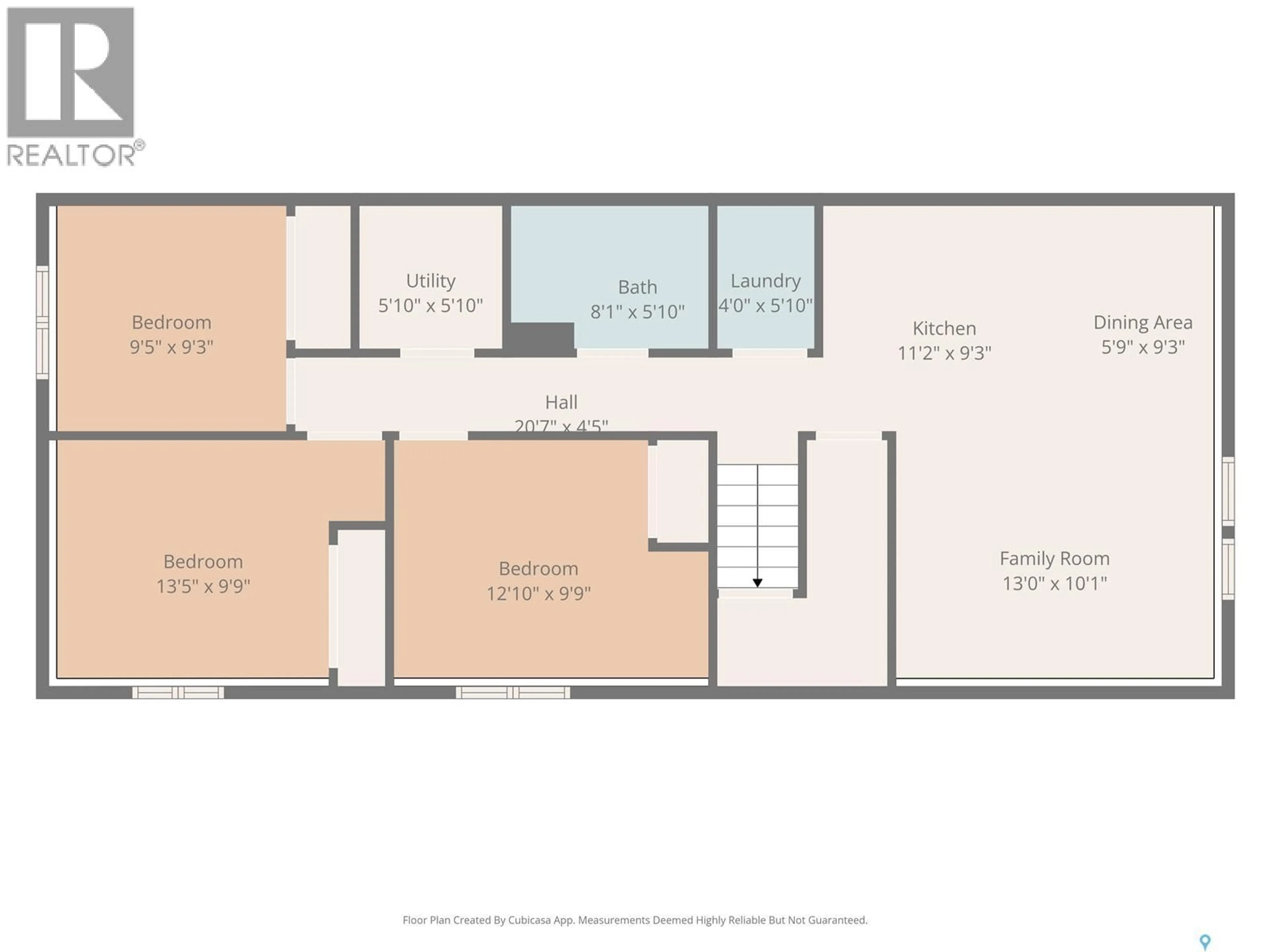 Floor plan for 305A 109TH STREET, Saskatoon Saskatchewan S7N1R6