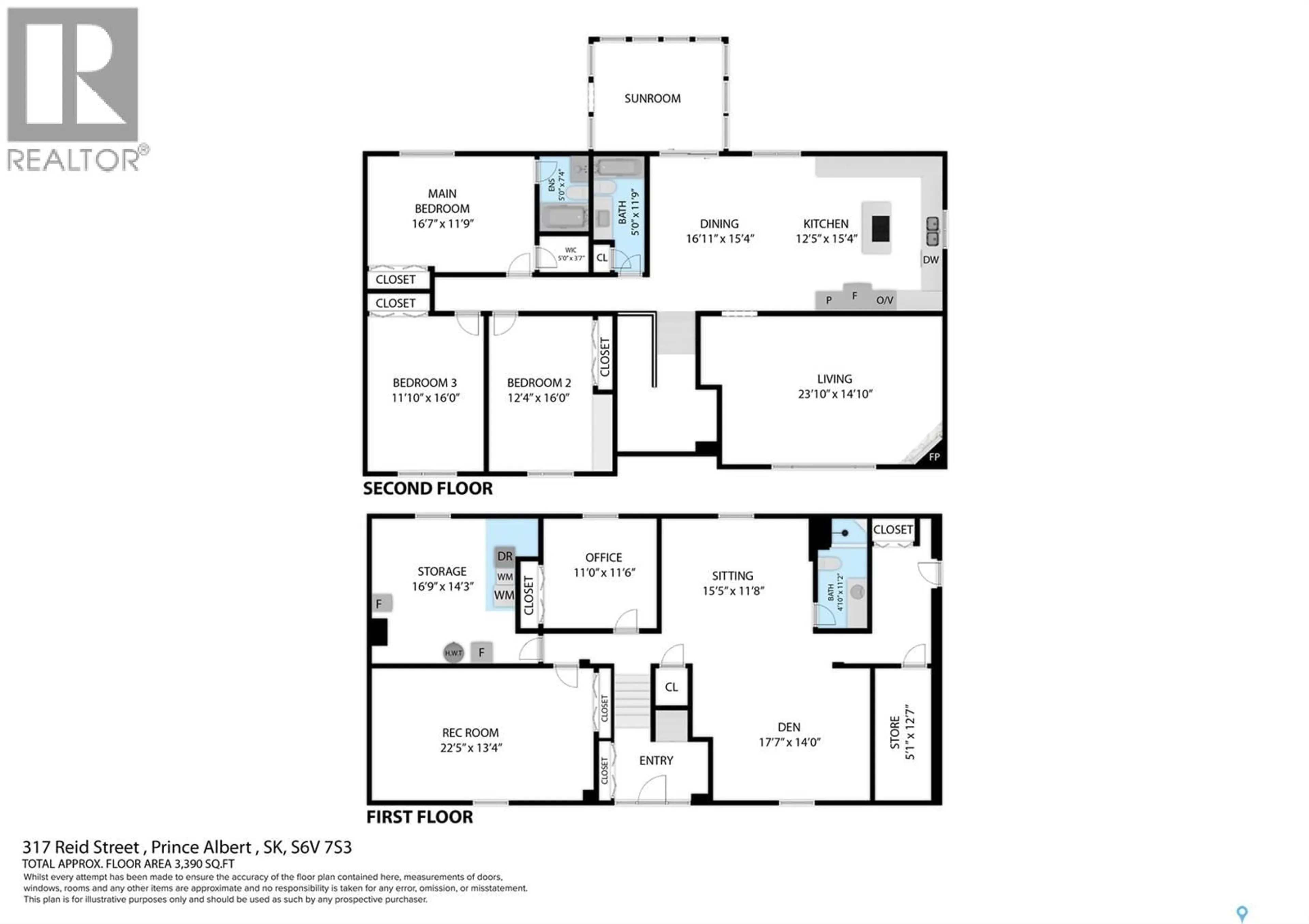Floor plan for 730 REID STREET, Buckland Rm No. 491 Saskatchewan S6V5R3