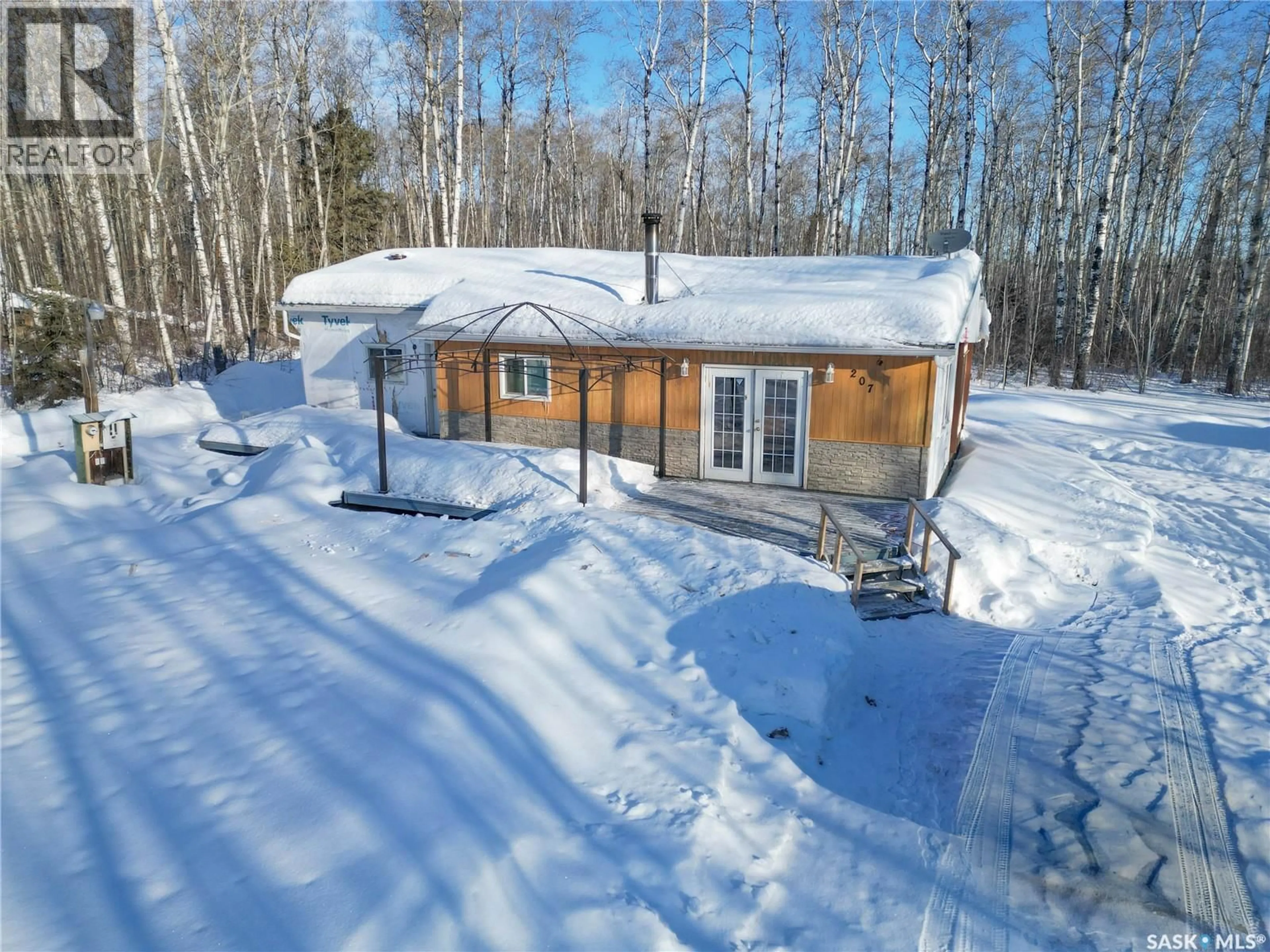 A pic from outside/outdoor area/front of a property/back of a property/a pic from drone, street for 207 BROWN STREET, Paddockwood Rm No. 520 Saskatchewan S0J0N0