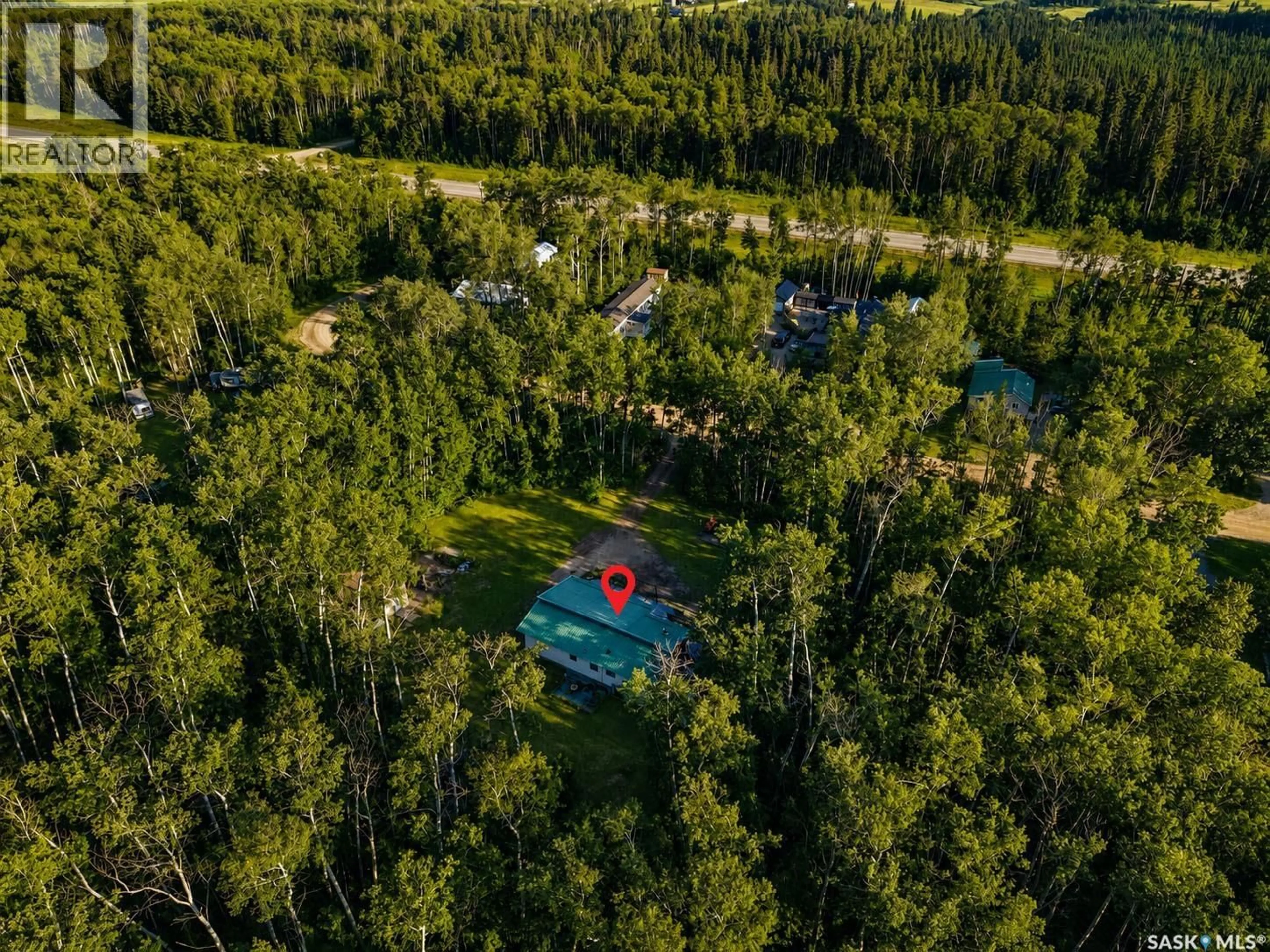 A pic from outside/outdoor area/front of a property/back of a property/a pic from drone, forest/trees view for 207 BROWN STREET, Paddockwood Rm No. 520 Saskatchewan S0J0N0