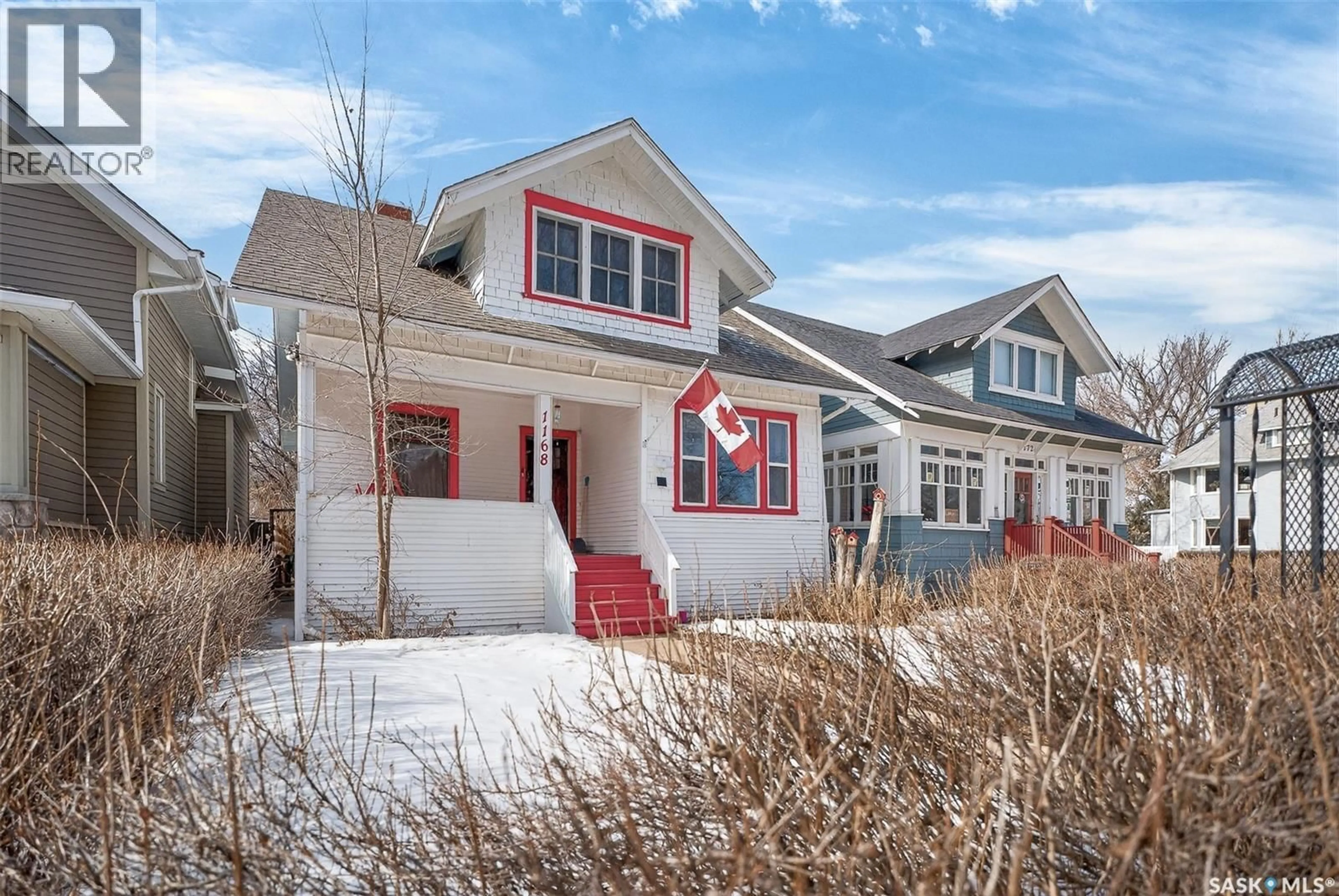 Home with vinyl exterior material, street for 1168 GRAFTON AVENUE, Moose Jaw Saskatchewan S6H3S5