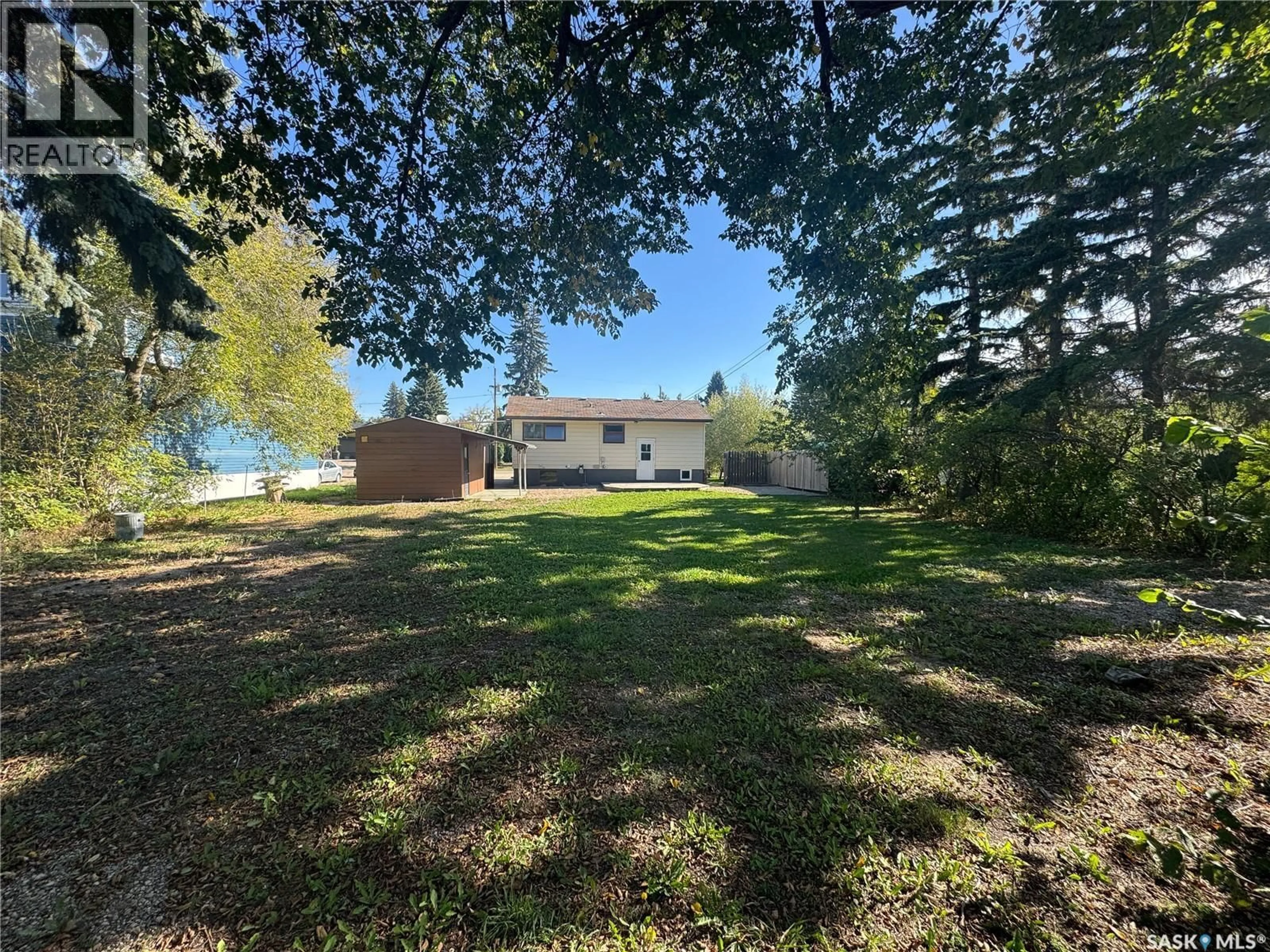 A pic from outside/outdoor area/front of a property/back of a property/a pic from drone, water/lake/river/ocean view for 806 HOUGHTON STREET, Indian Head Saskatchewan S0G2K0