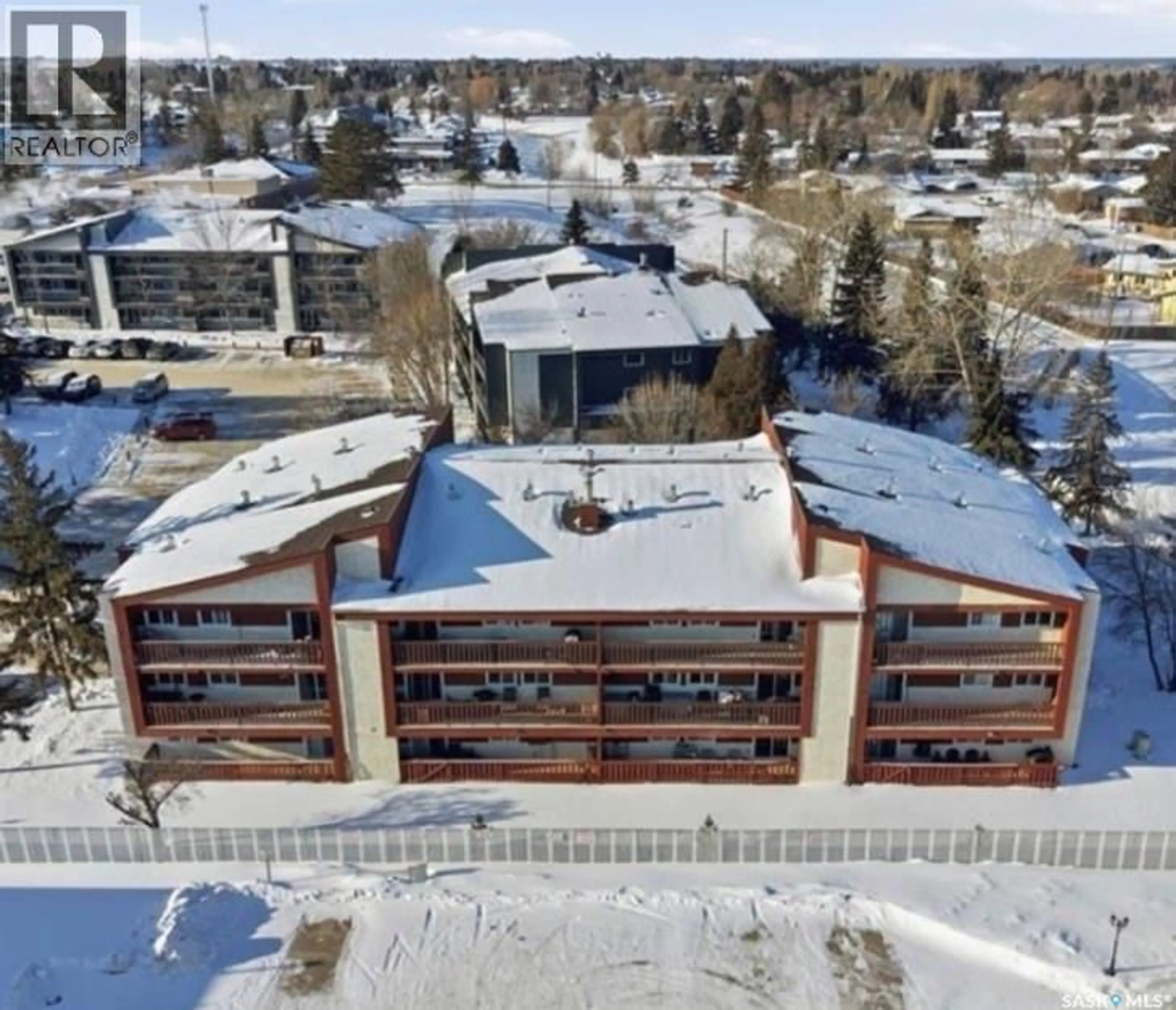 A pic from outside/outdoor area/front of a property/back of a property/a pic from drone, building for 1580 - 417 OLIVE DIEFENBAKER DRIVE, Prince Albert Saskatchewan S6V7M6