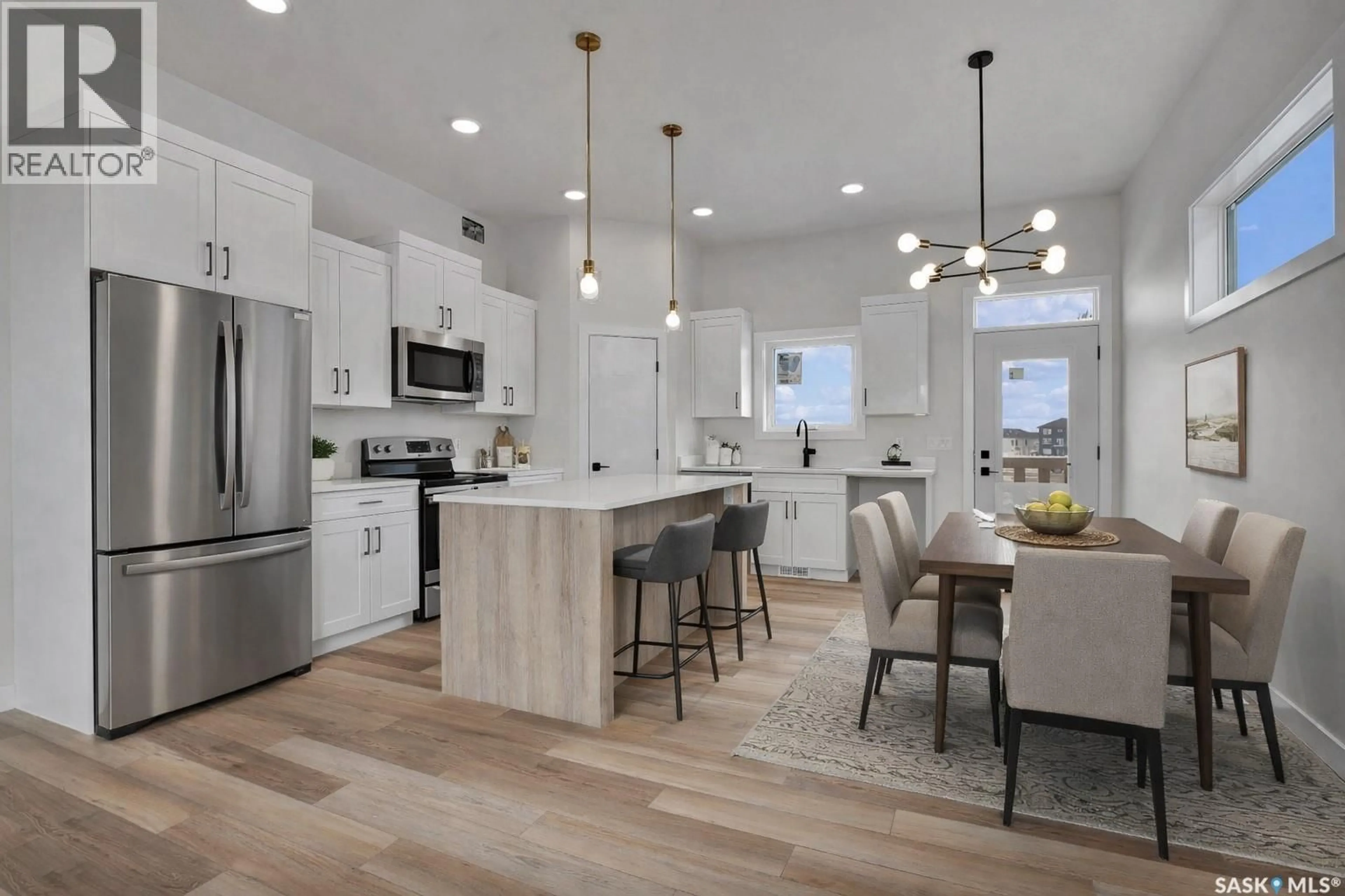 Open concept kitchen, unknown for 220 VETERANS DRIVE, Warman Saskatchewan S0K4S3