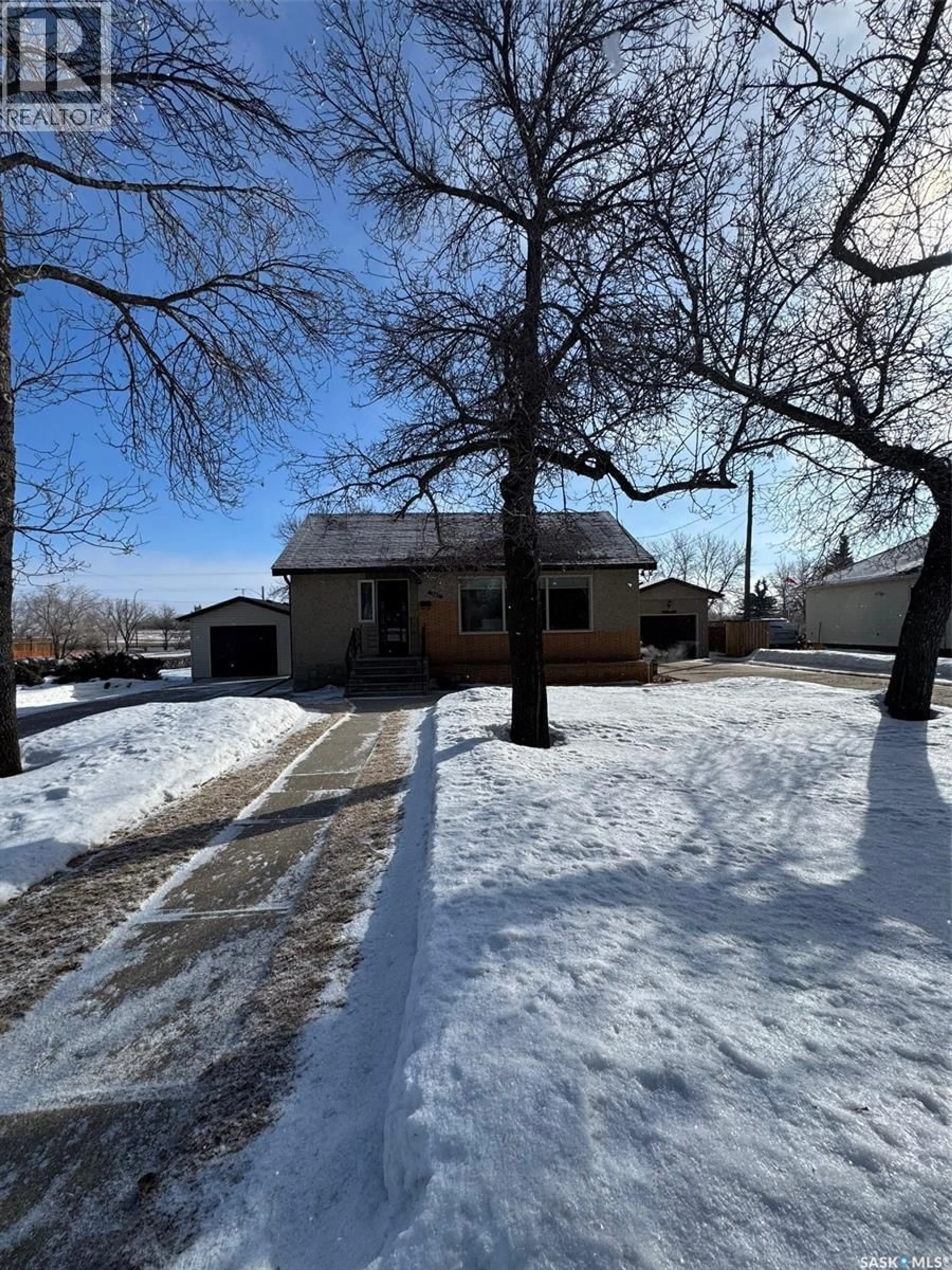 A pic from outside/outdoor area/front of a property/back of a property/a pic from drone, street for 1082 113TH STREET, North Battleford Saskatchewan S9A2M1