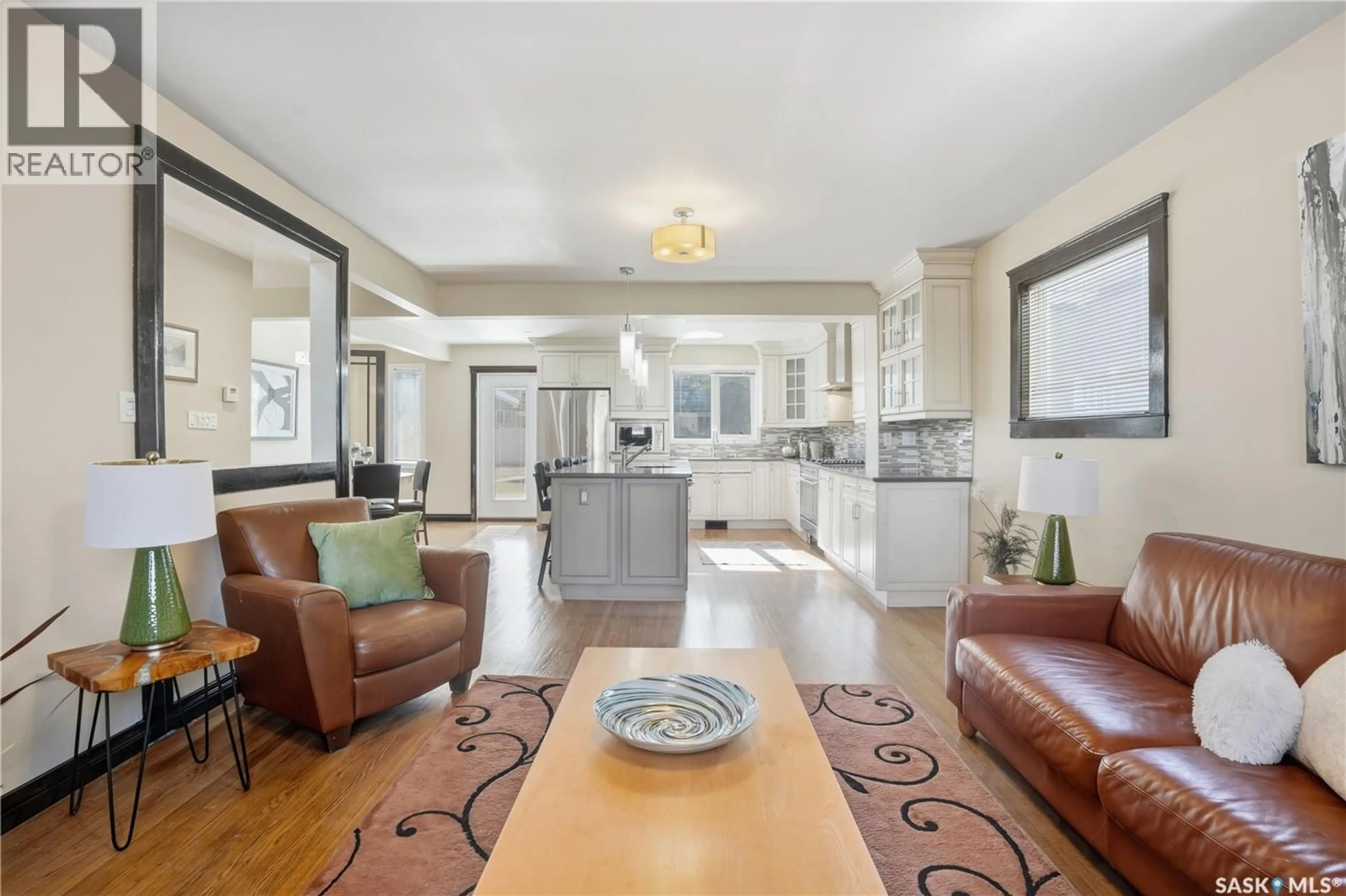 Open concept kitchen, ceramic/tile floor for 2807 ASSINIBOINE AVENUE, Regina Saskatchewan S4S1E2