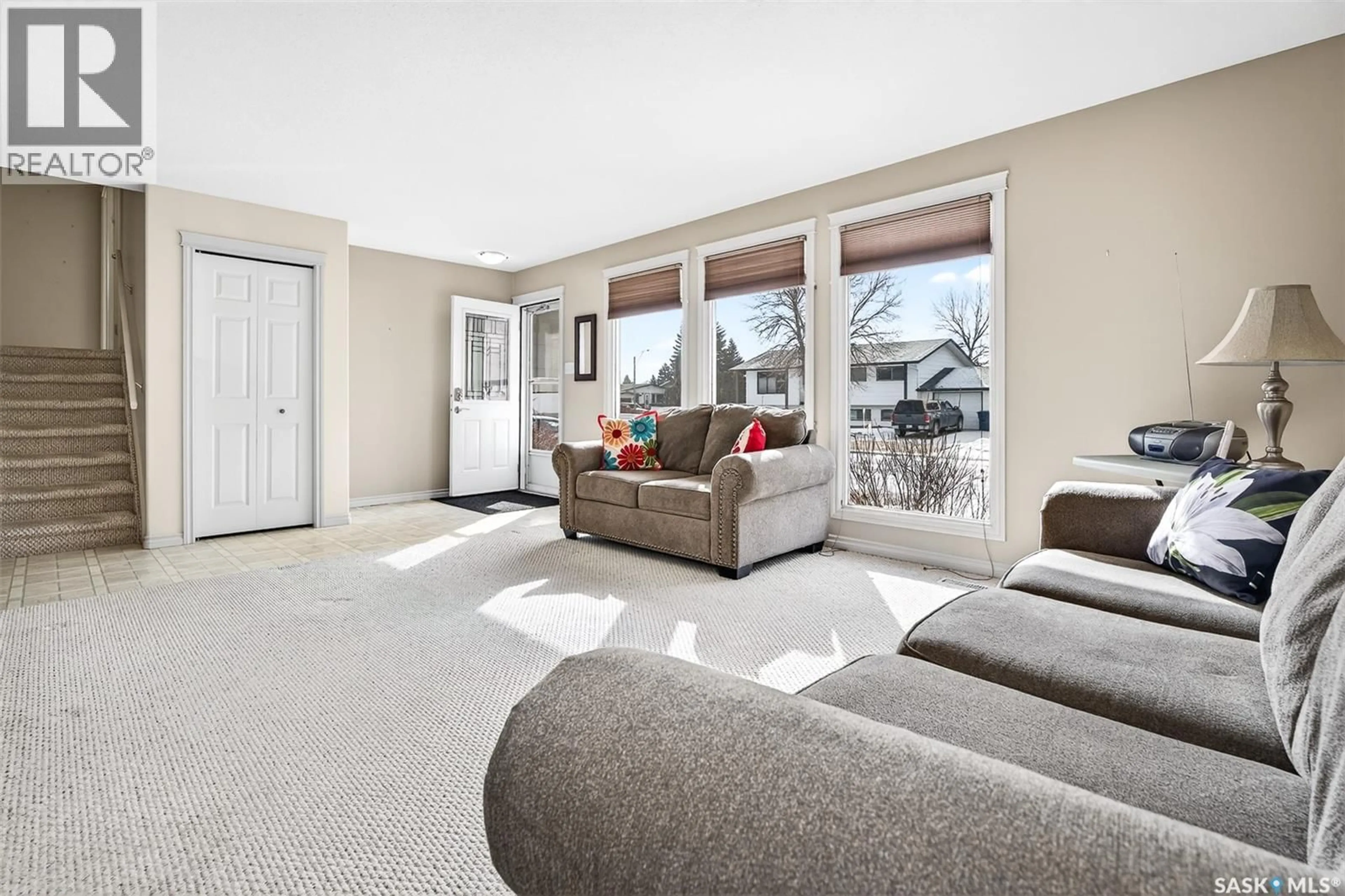 Living room with furniture, unknown for 1043 CORMAN CRESCENT, Moose Jaw Saskatchewan S6H6V5