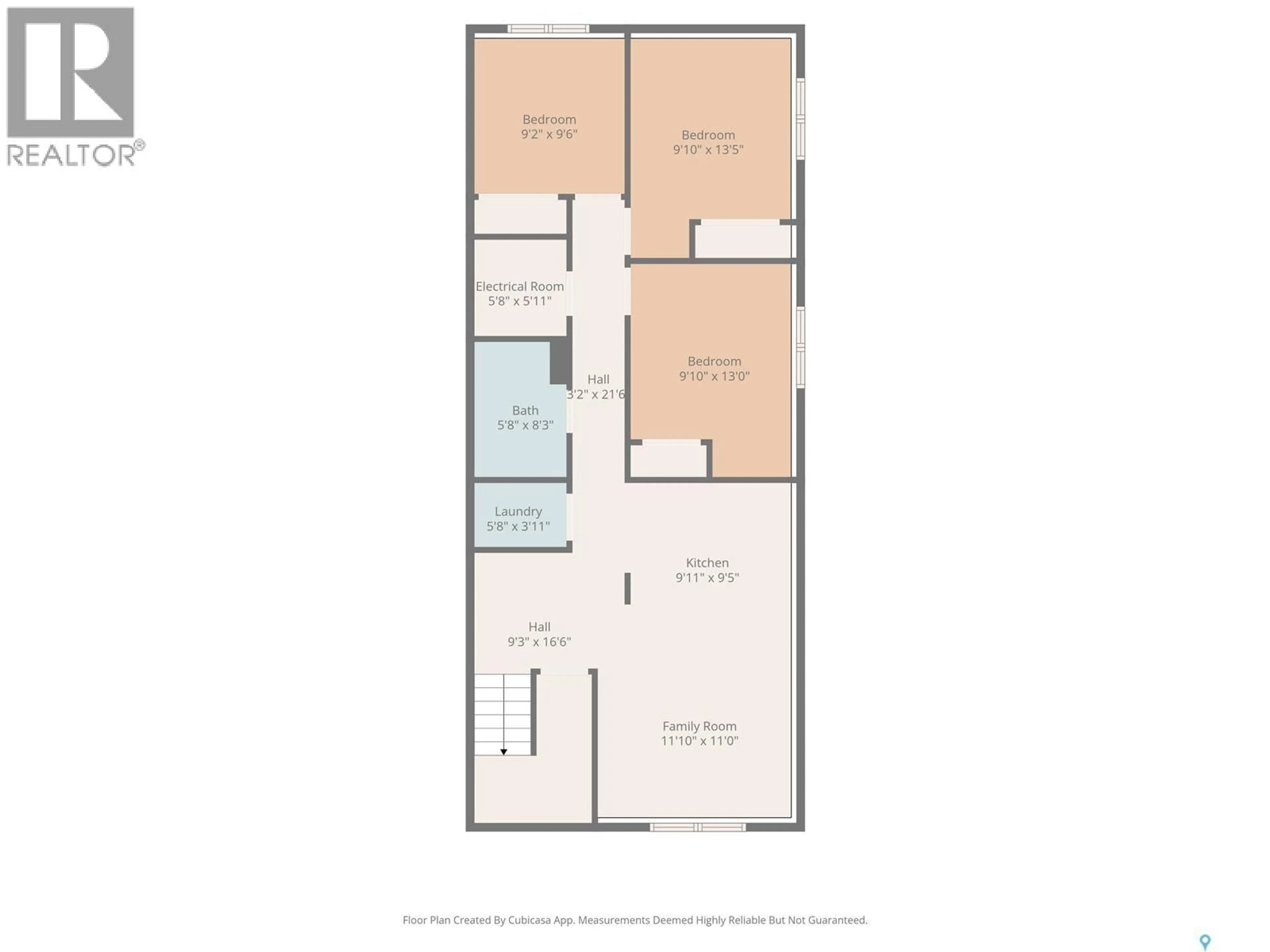 Floor plan for 305B 109TH STREET, Saskatoon Saskatchewan S7N1R6
