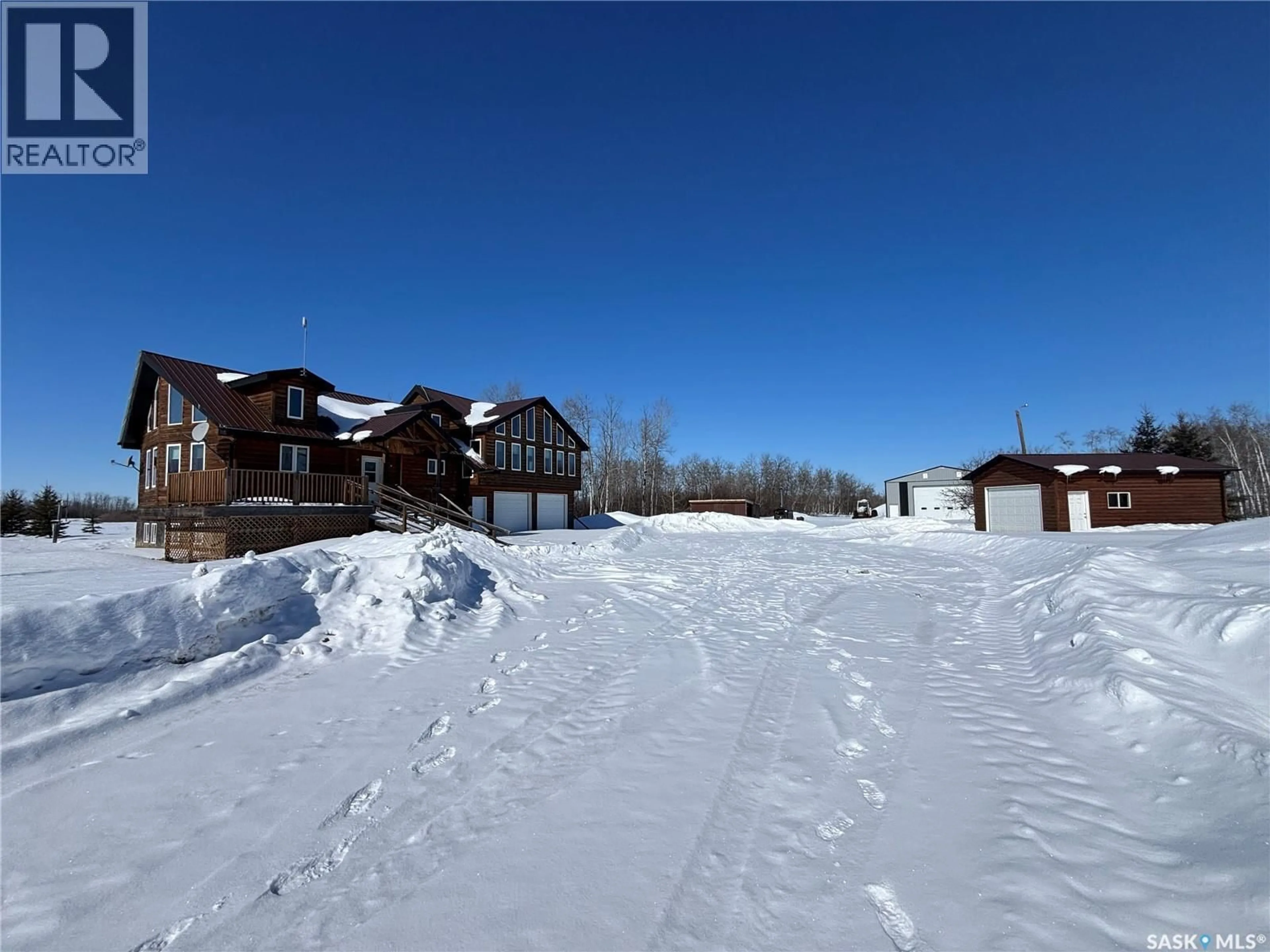 A pic from outside/outdoor area/front of a property/back of a property/a pic from drone, unknown for GOOD LAKE HAVEN ACREAGE, Good Lake Rm No. 274 Saskatchewan S0A3V0
