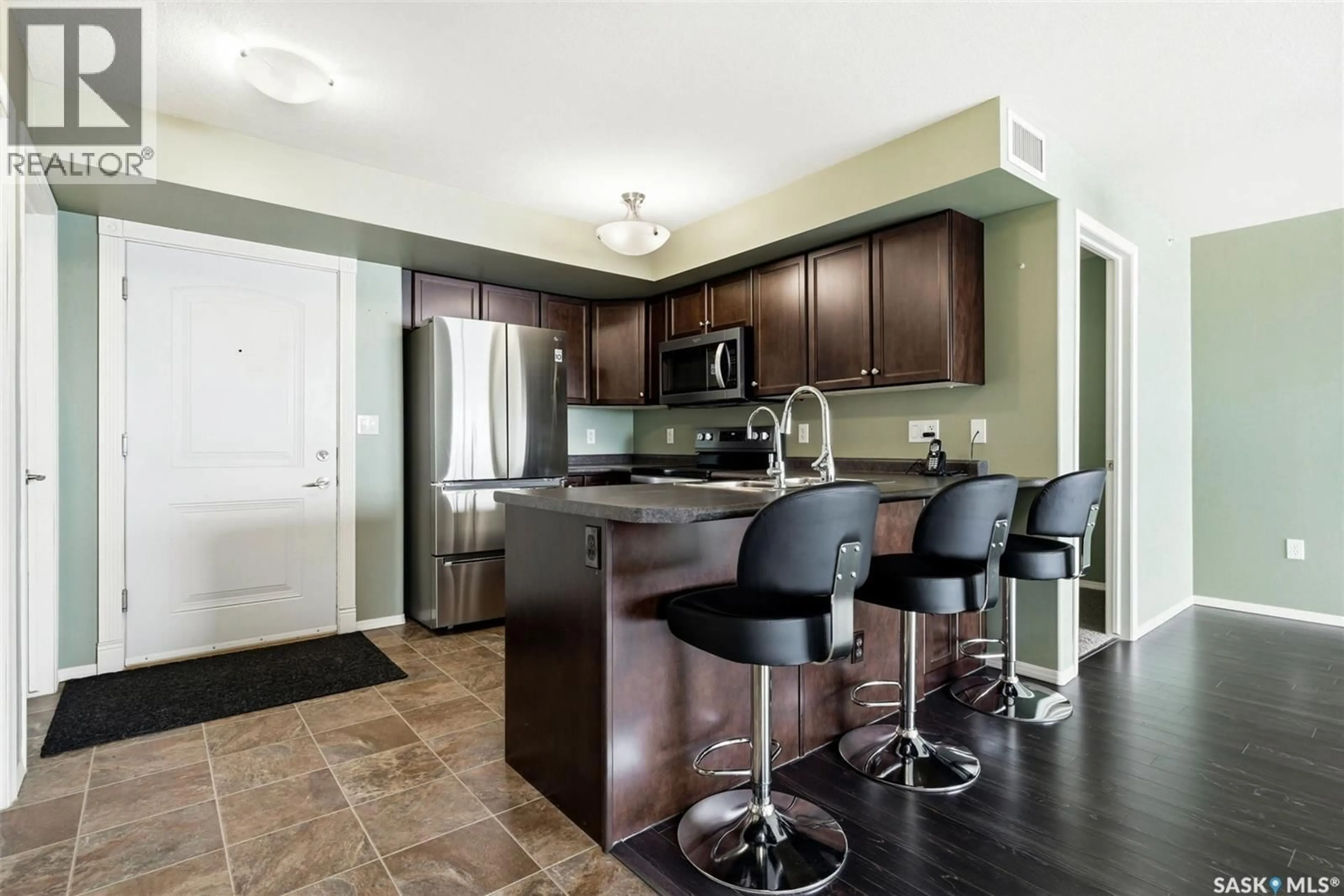 Open concept kitchen, unknown for 308 - 2351 WINDSOR PARK ROAD, Regina Saskatchewan S4V1N4