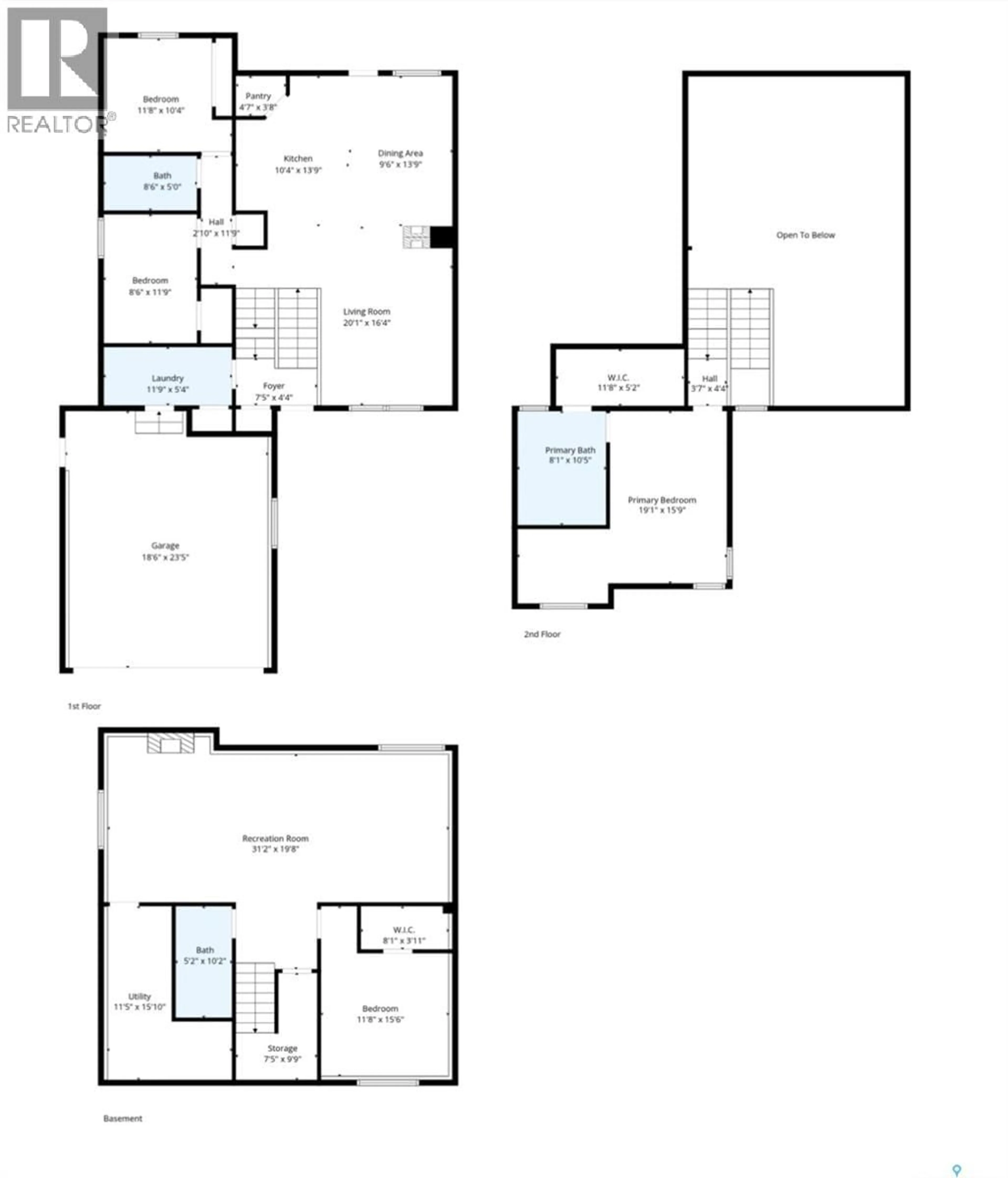 Floor plan for 271 WHALLEY CRESCENT, Saskatoon Saskatchewan S7T0E6