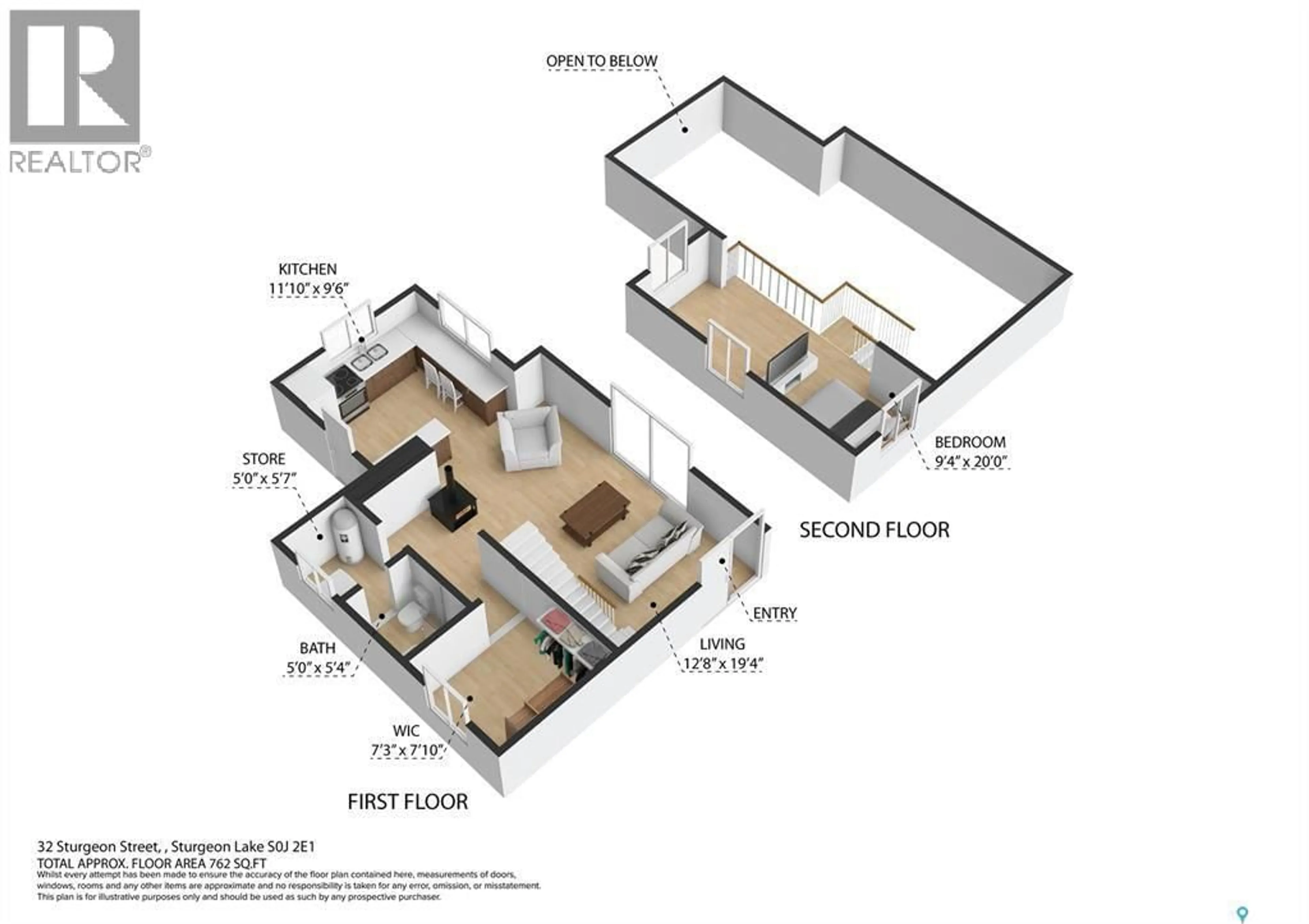 Floor plan for 32 STURGEON STREET, Shellbrook Rm No. 493 Saskatchewan S0J2E1