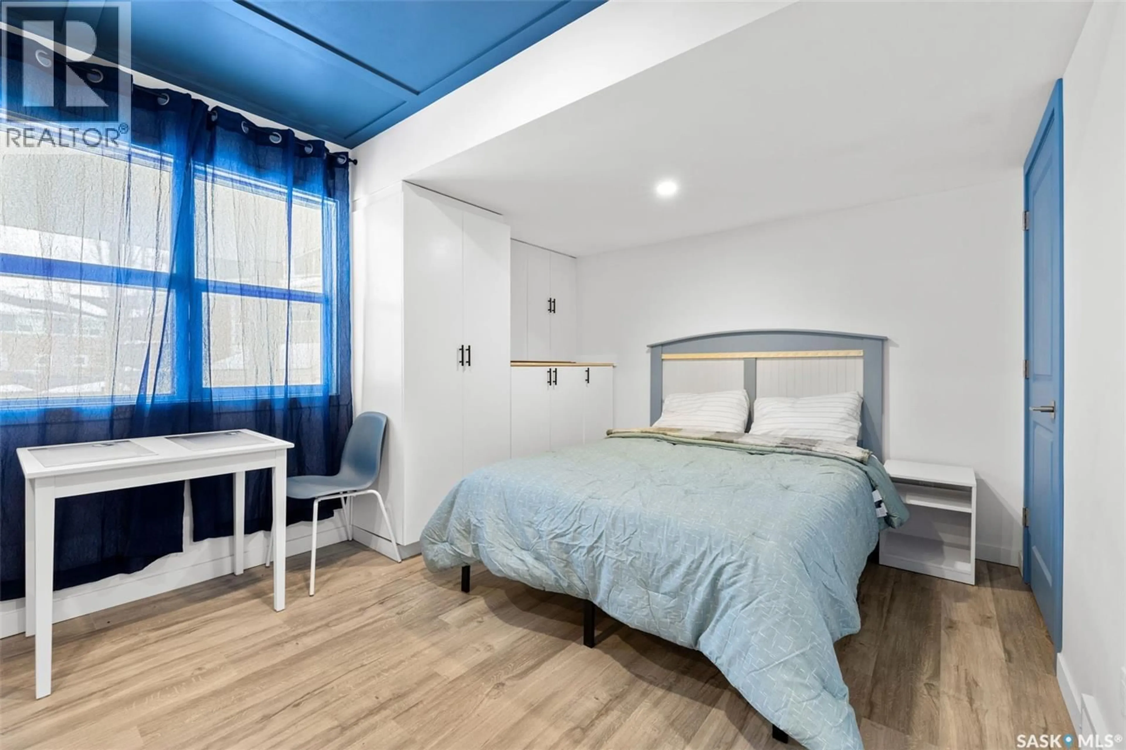 Bedroom with bed, unknown for 208 - 1220 PRINGLE WAY, Saskatoon Saskatchewan S7T0X5