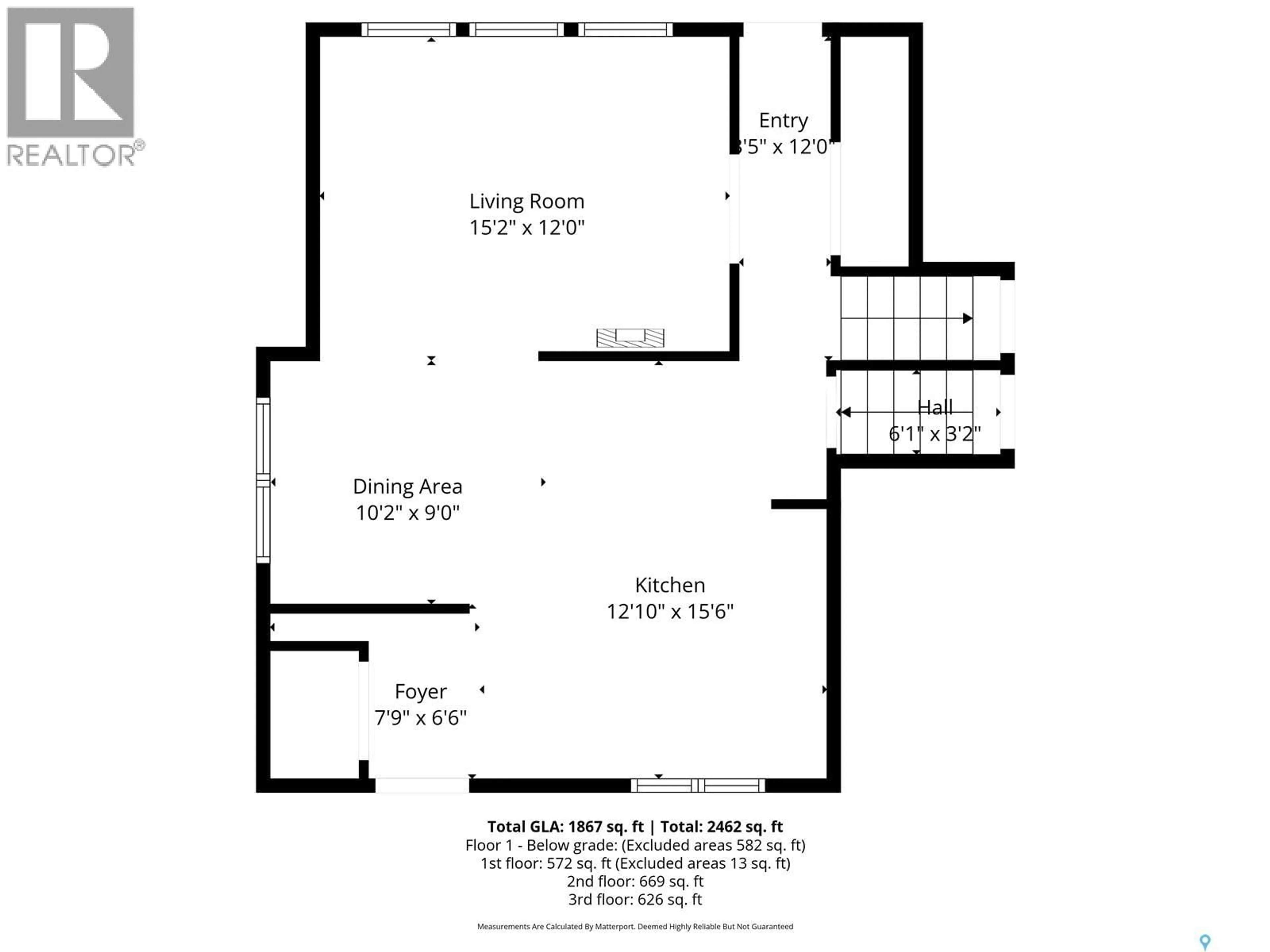 Floor plan for 145 STILLWATER DRIVE, Saskatoon Saskatchewan S7J3N9