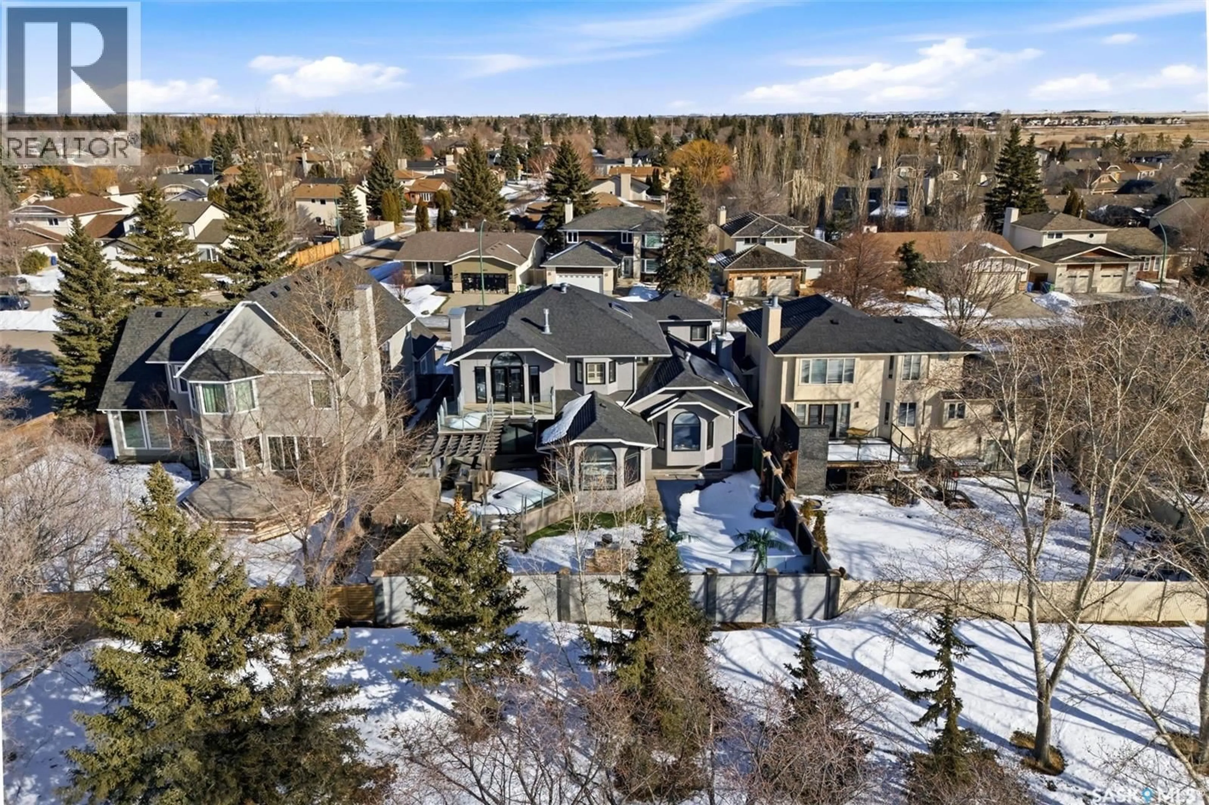 A pic from outside/outdoor area/front of a property/back of a property/a pic from drone, mountain view for 3606 SELINGER CRESCENT, Regina Saskatchewan S4V2H6