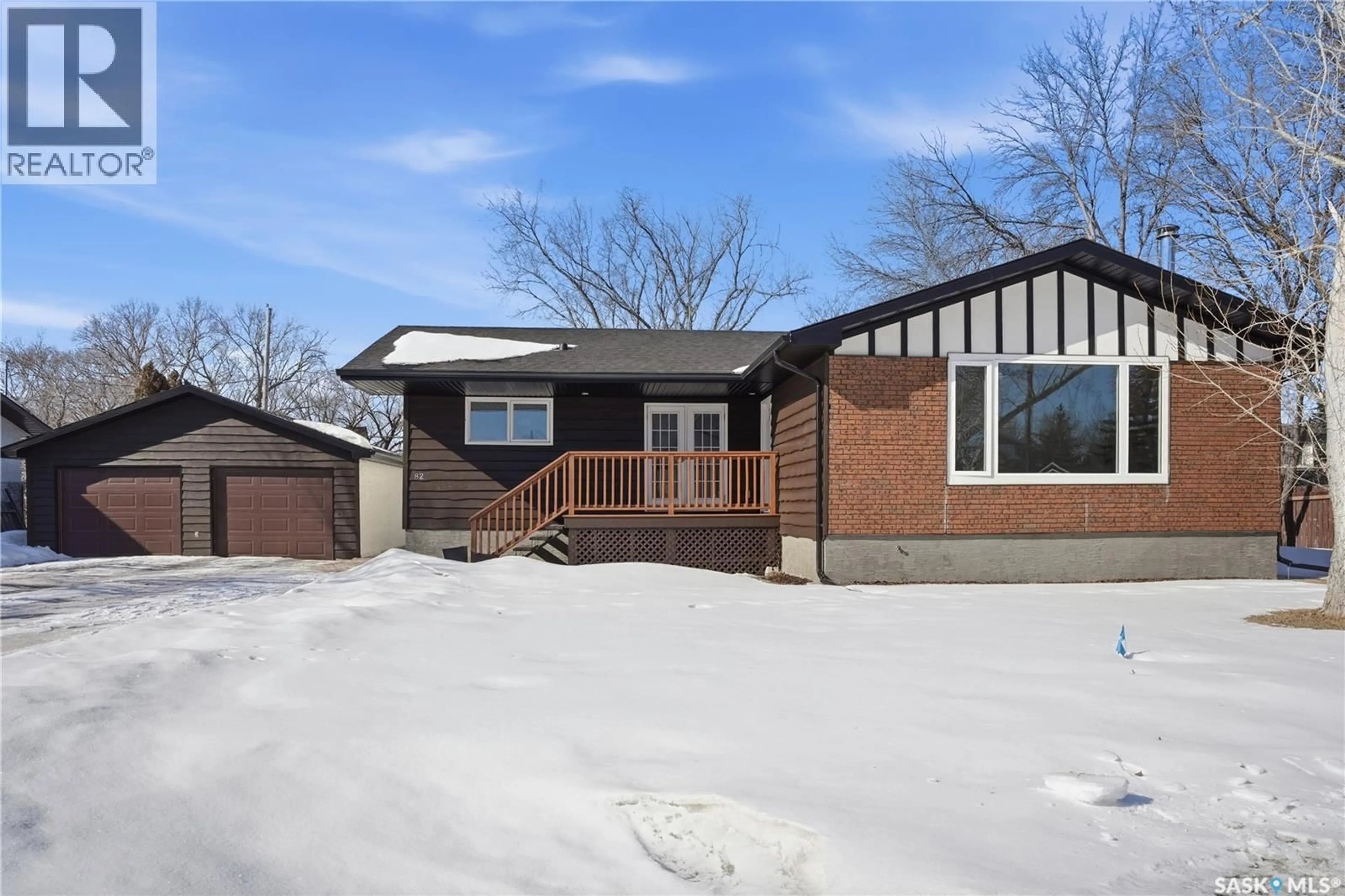 Home with brick exterior material, street for 82 BURTON STREET, Grand Coulee Saskatchewan S4M0A3