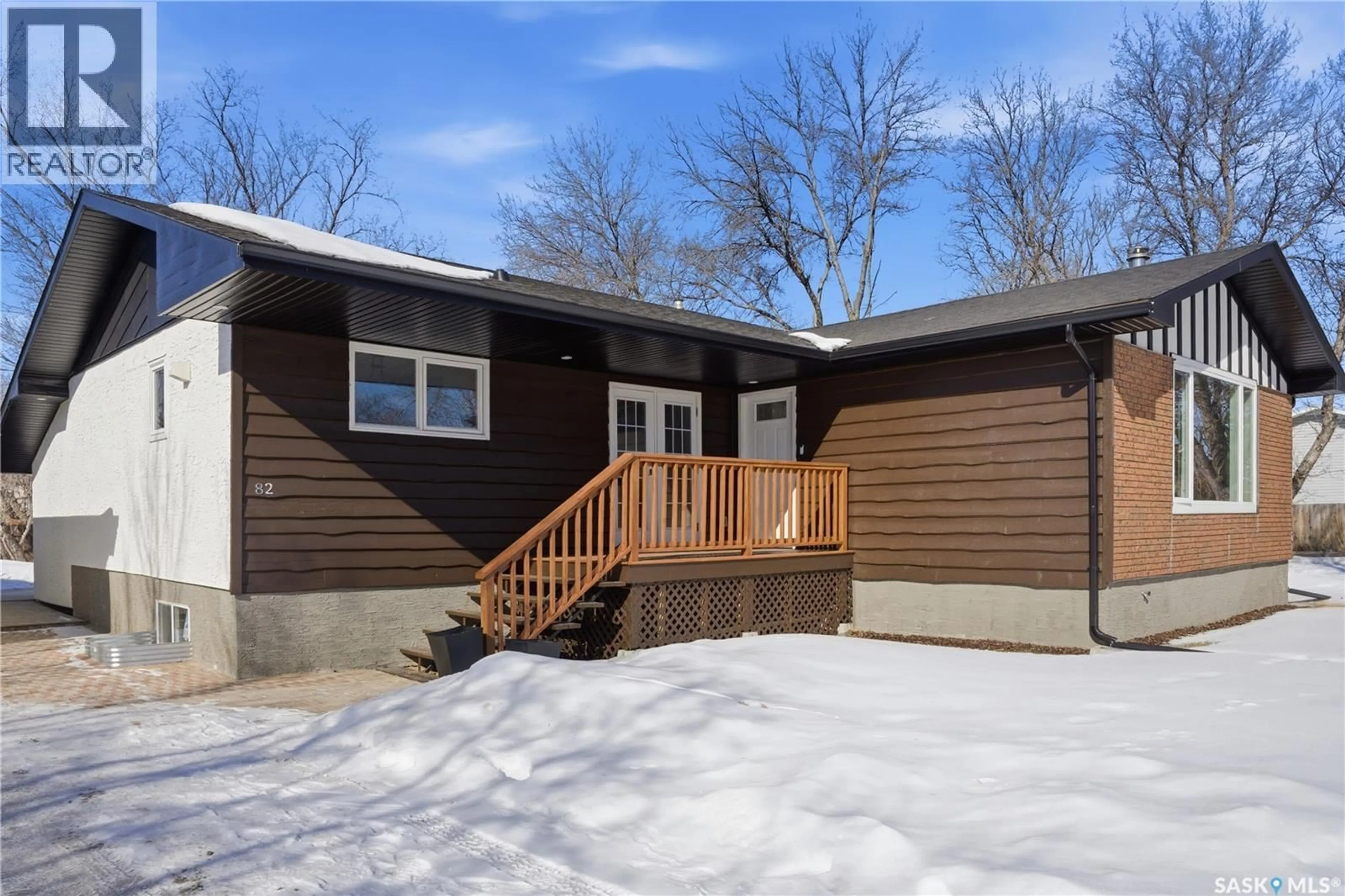 Home with vinyl exterior material, street for 82 BURTON STREET, Grand Coulee Saskatchewan S4M0A3