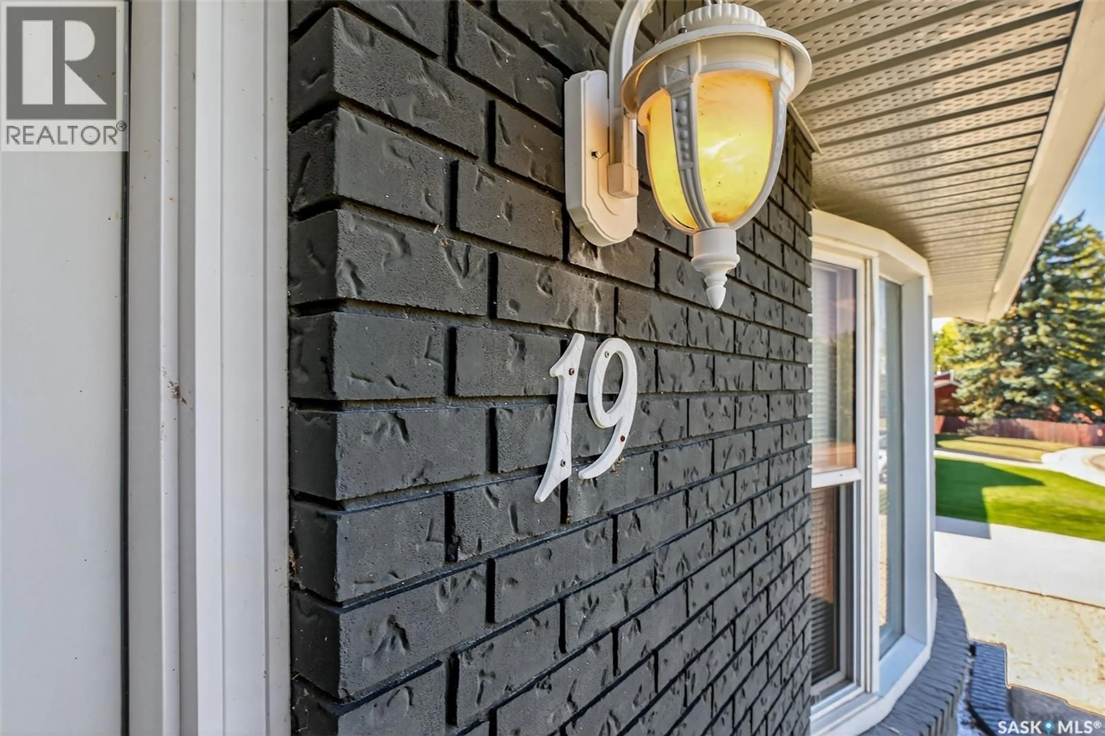 Home with brick exterior material, street for 19 BUTTERCUP CRESCENT, Moose Jaw Saskatchewan S6J1A3