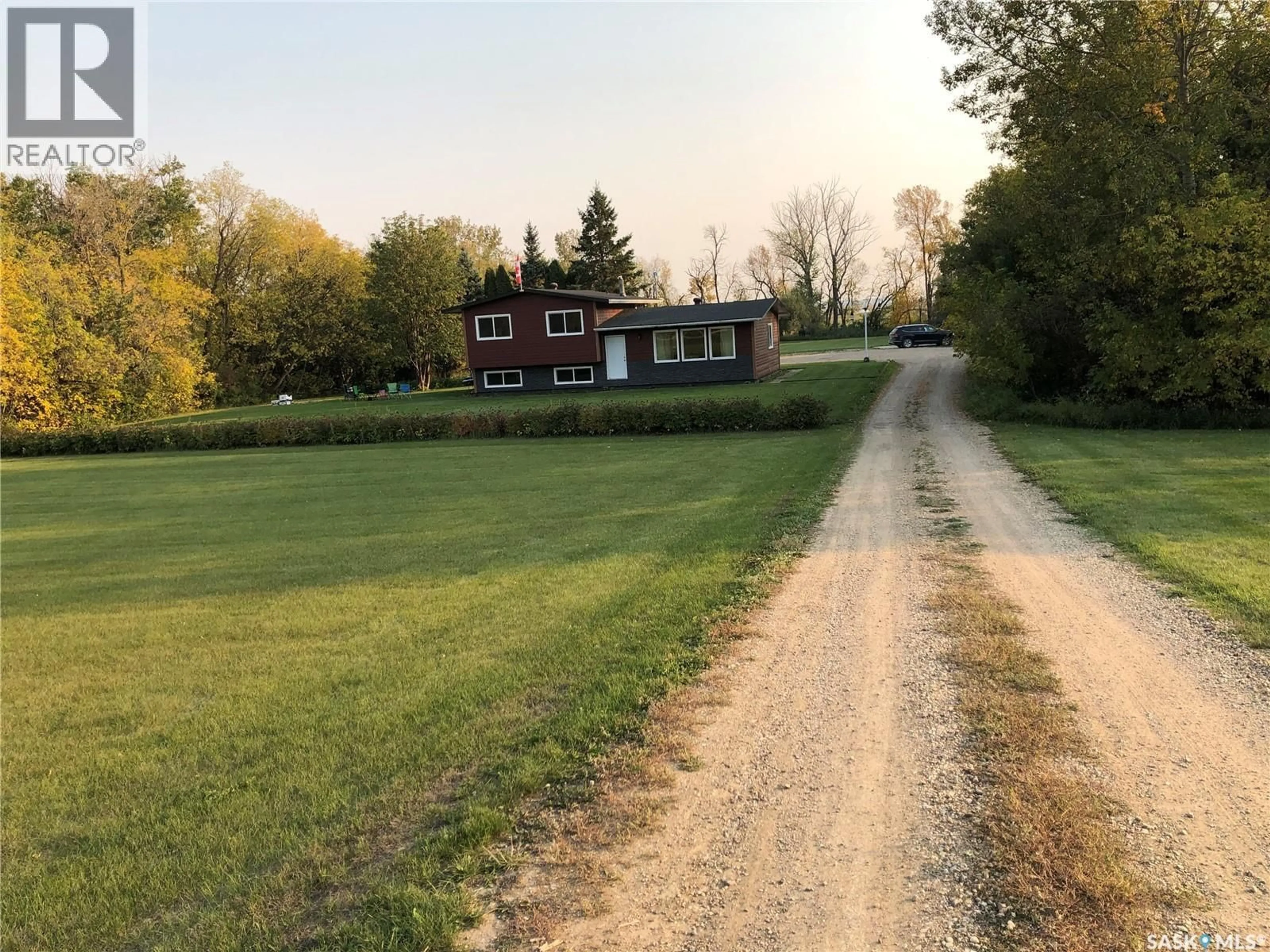 A pic from outside/outdoor area/front of a property/back of a property/a pic from drone, street for WELDON FERRY ACREAGE, Weldon Saskatchewan S0J3A0