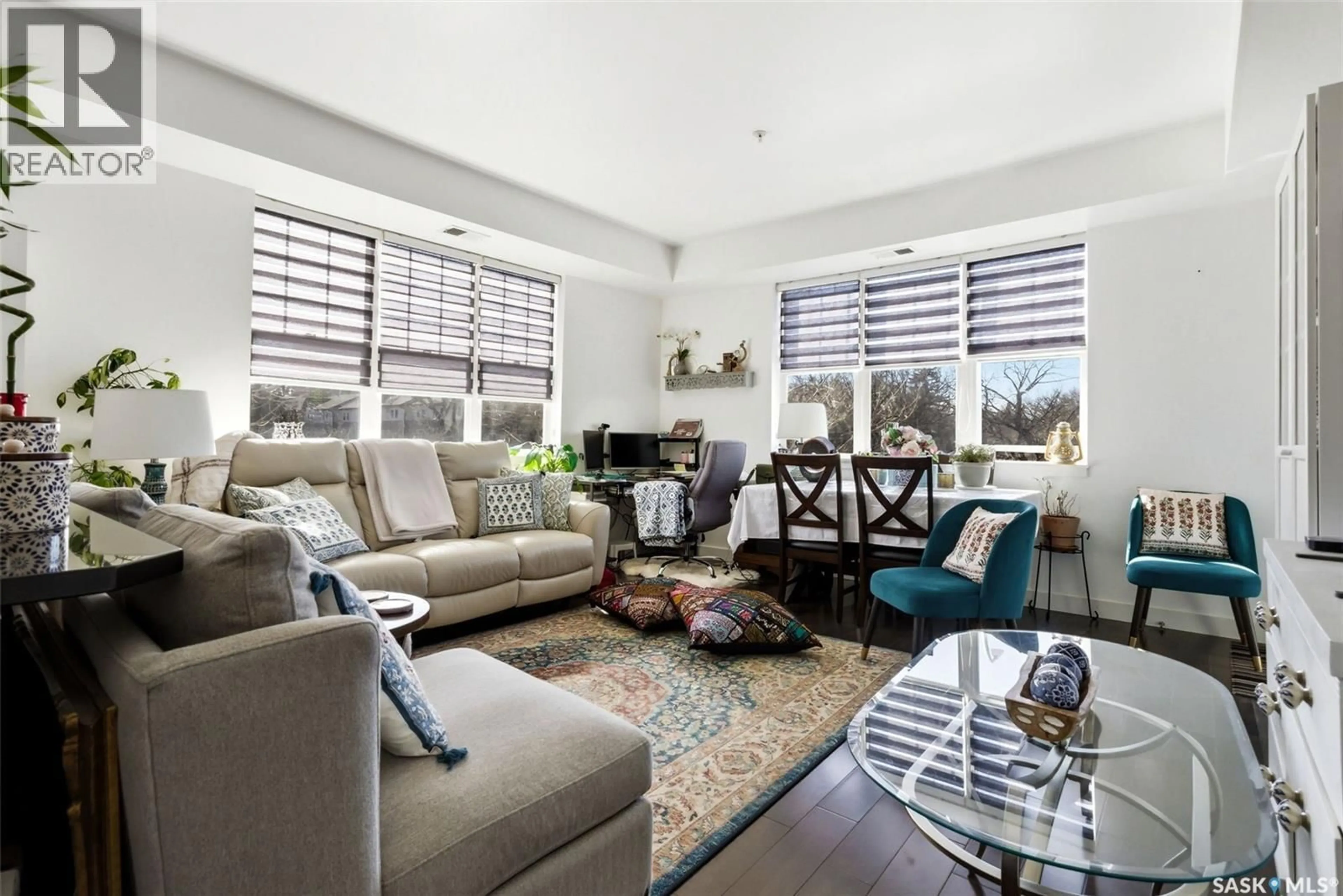 Living room with furniture, unknown for 208 - 2255 ANGUS STREET, Regina Saskatchewan S4T2A3