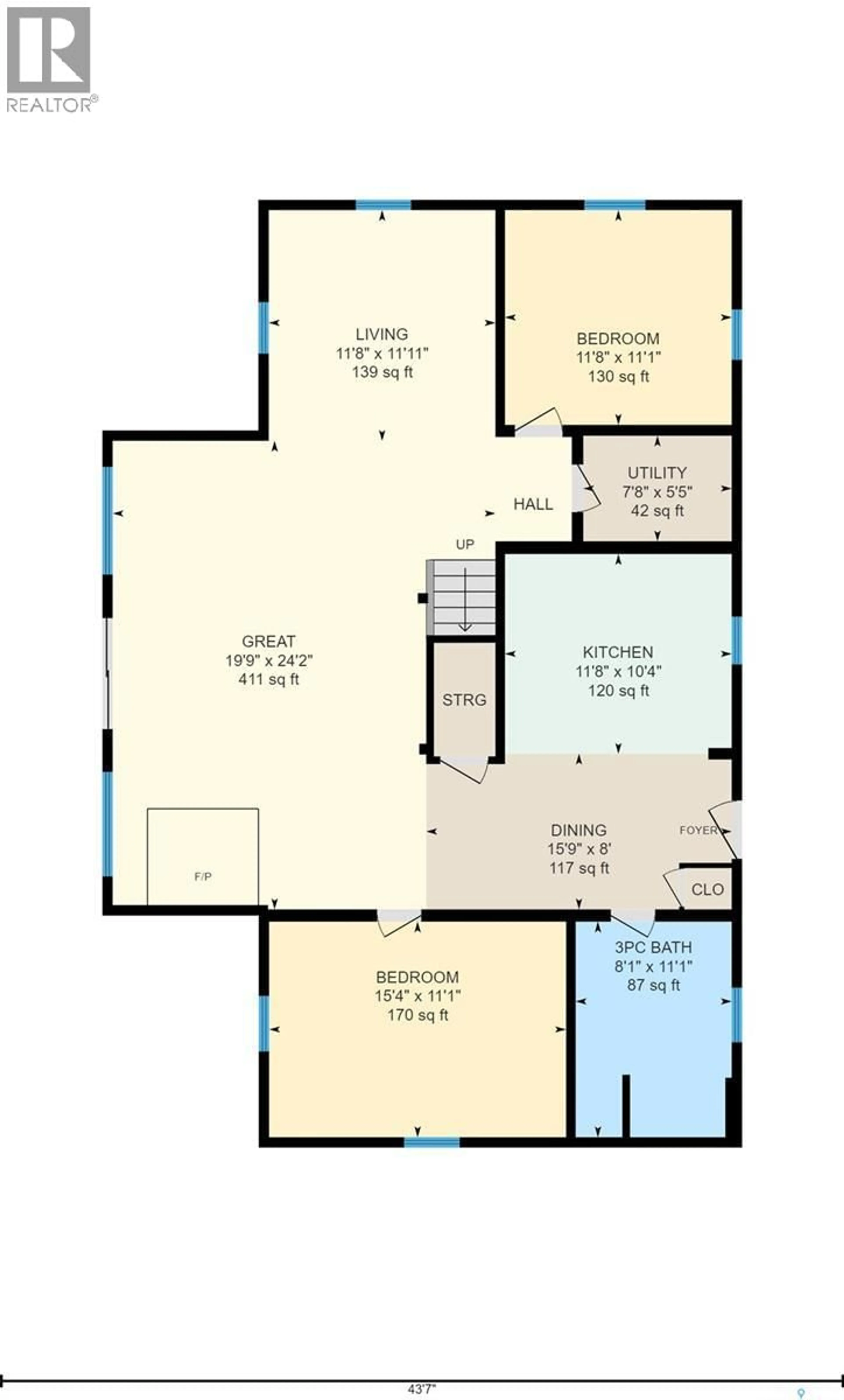 Floor plan for 20 & 21 MAREAN STREET, Greenwater Provincial Park Saskatchewan S0E1H0
